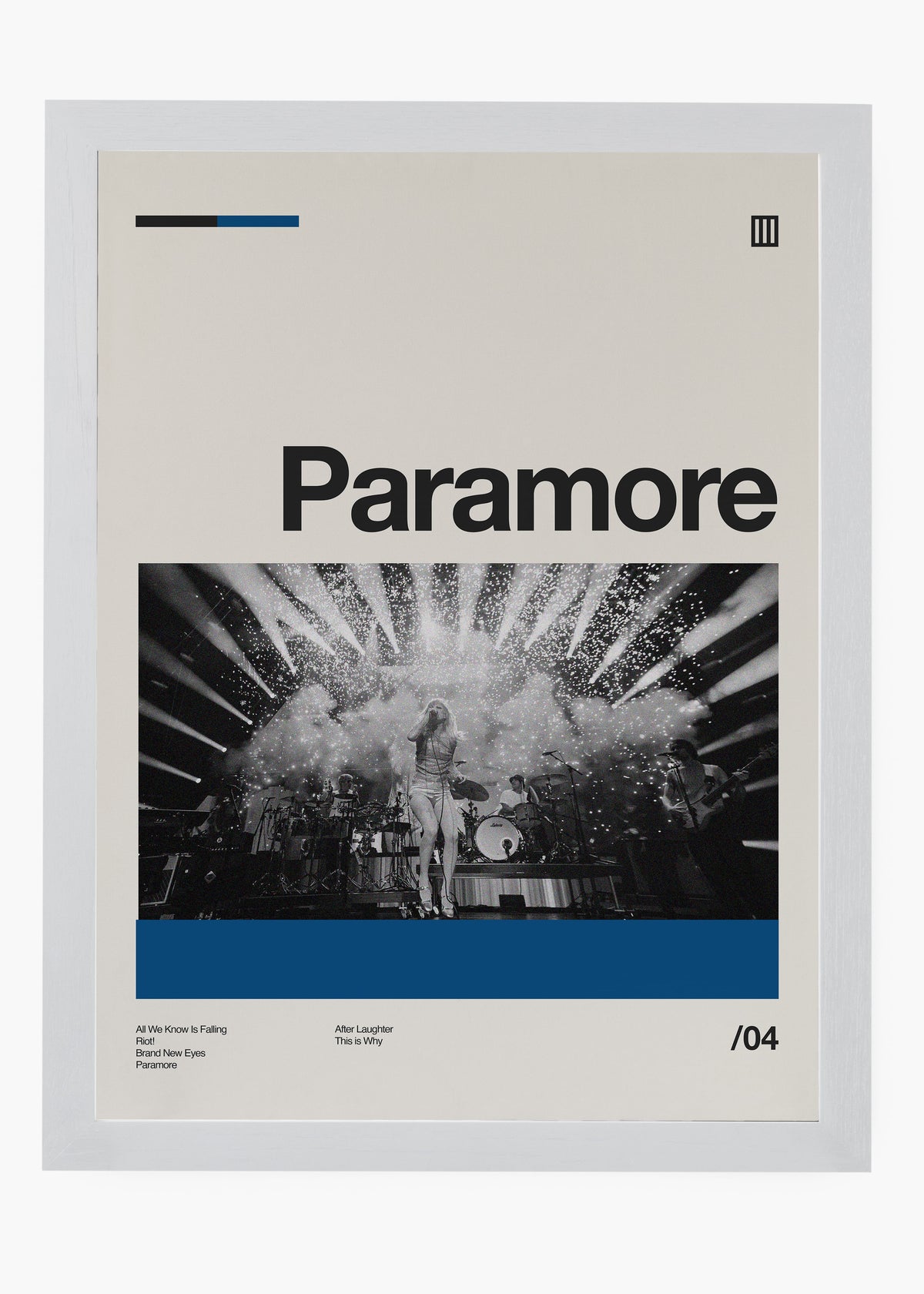 Quadro Paramore Banda