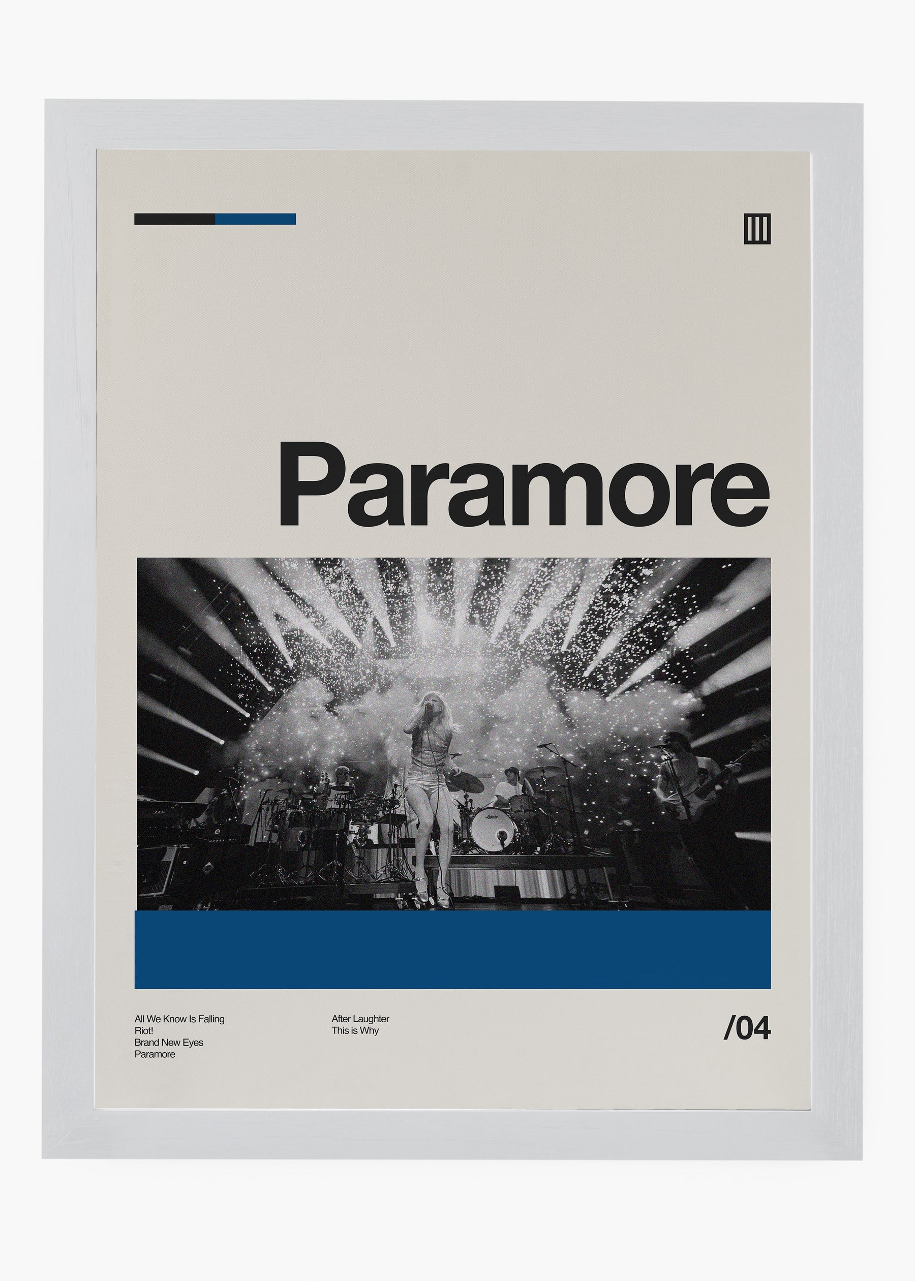 Quadro Paramore Banda