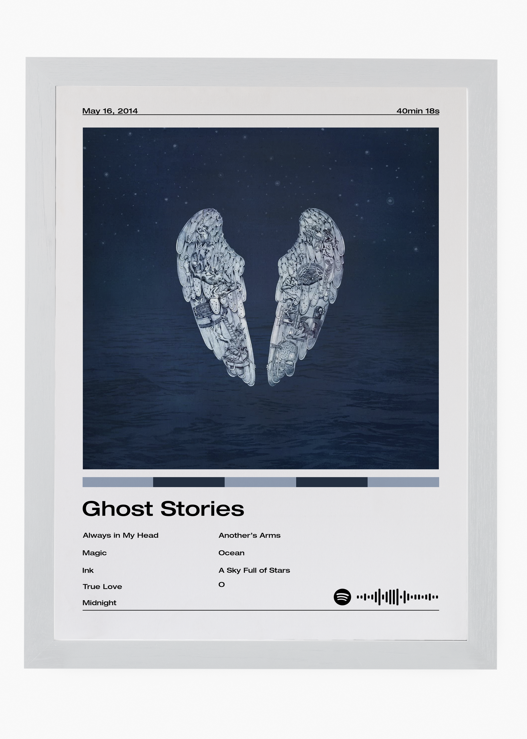 Quadro Coldplay Ghost Stories - 5