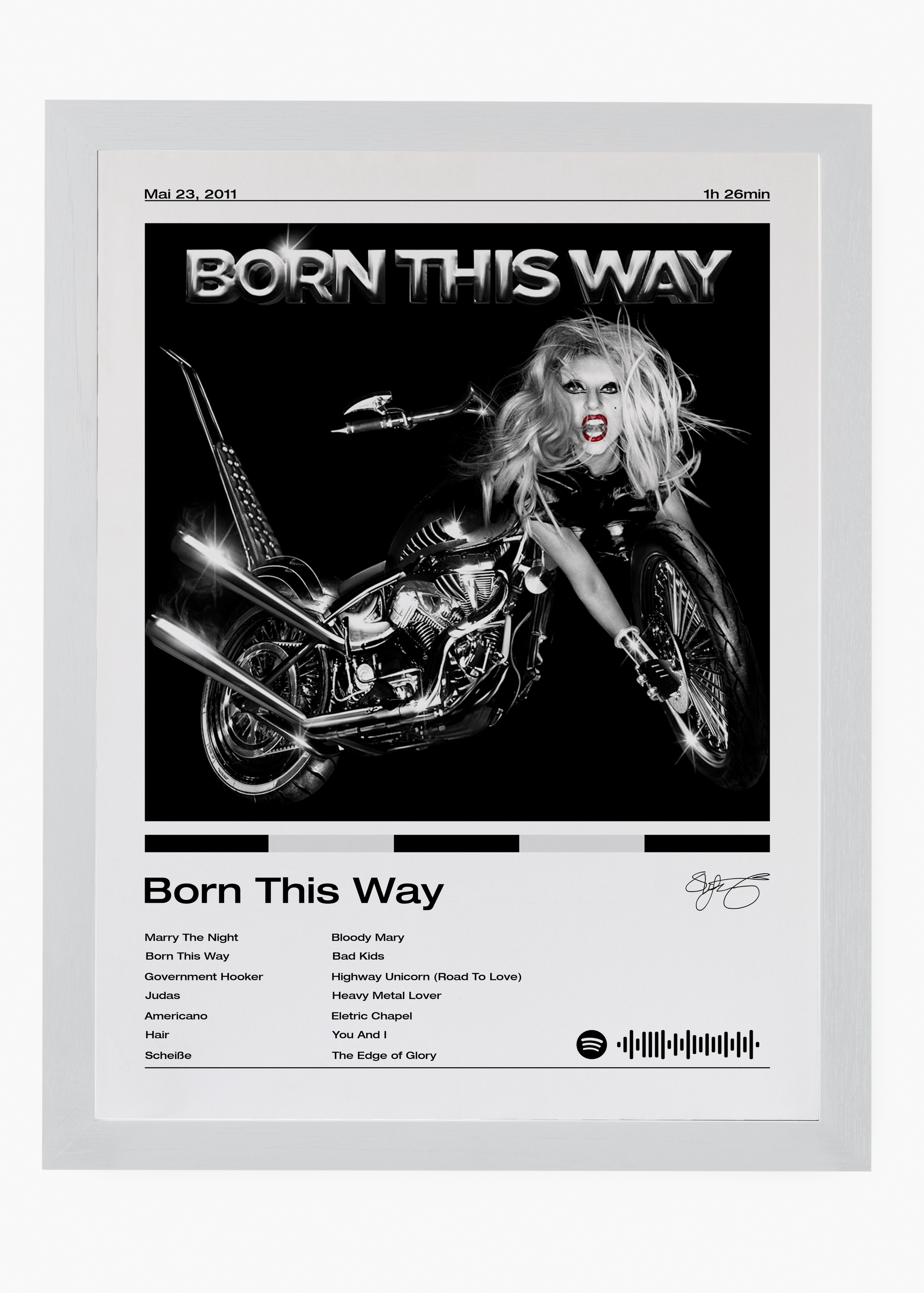 Quadro Lady Gaga Born This Way - 5