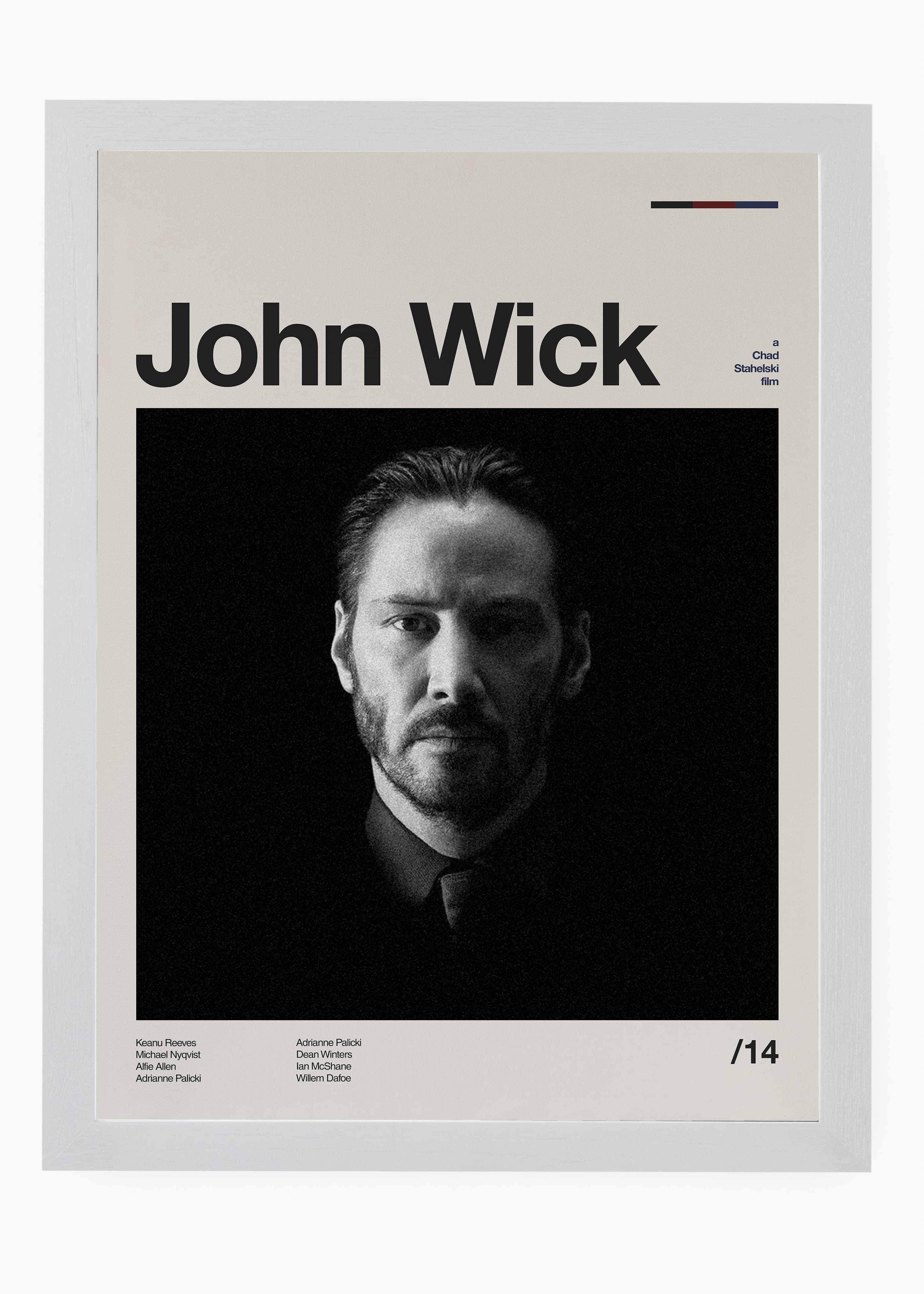 Quadro decorativo John Wick — arte de cinema para parede | Cübe Quadros