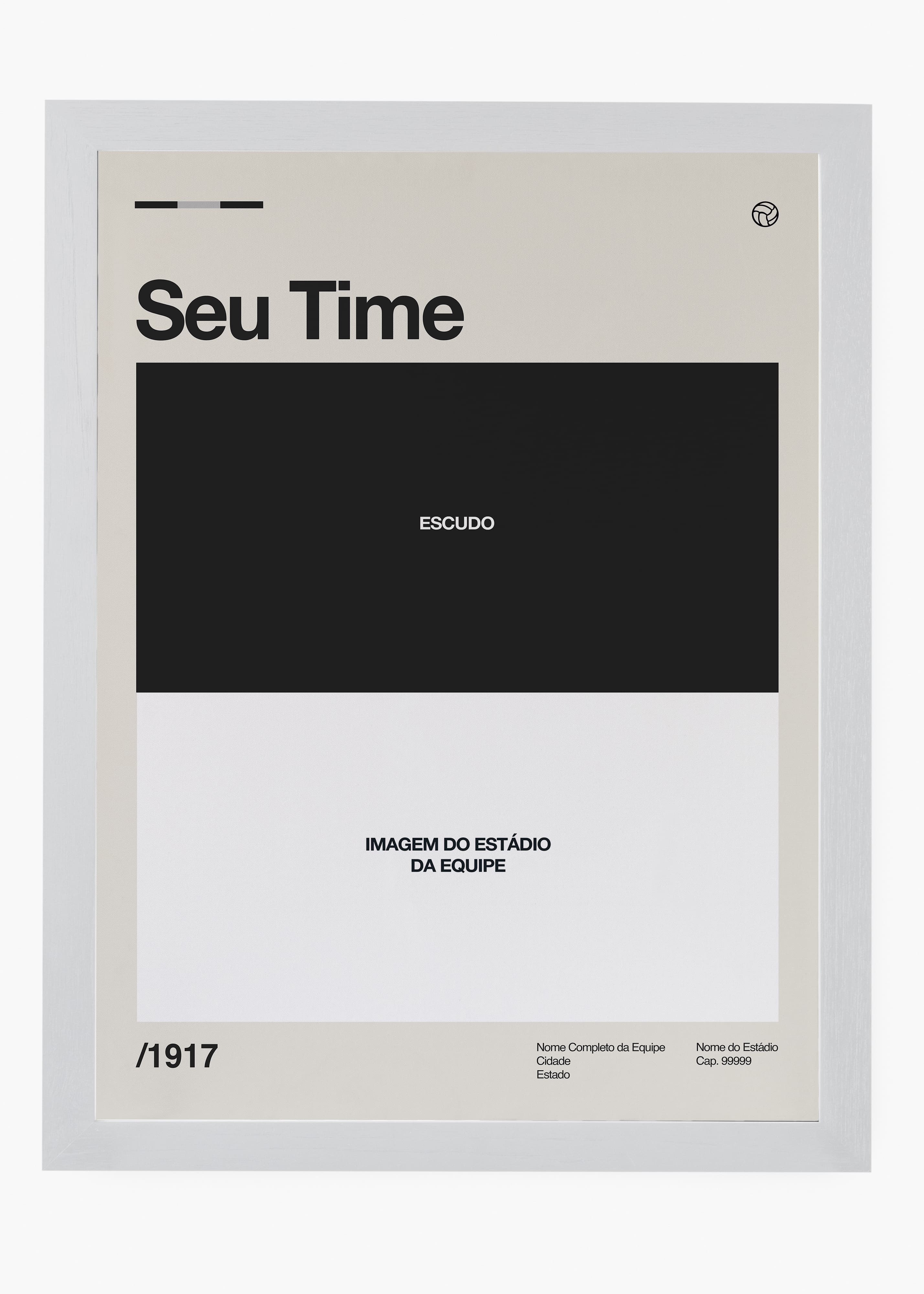 Quadro Personalizável - Times