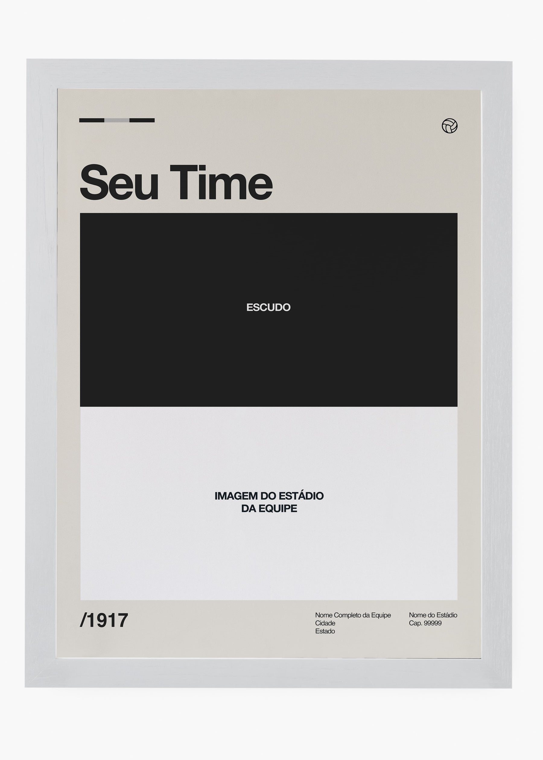 Quadro Personalizável - Times
