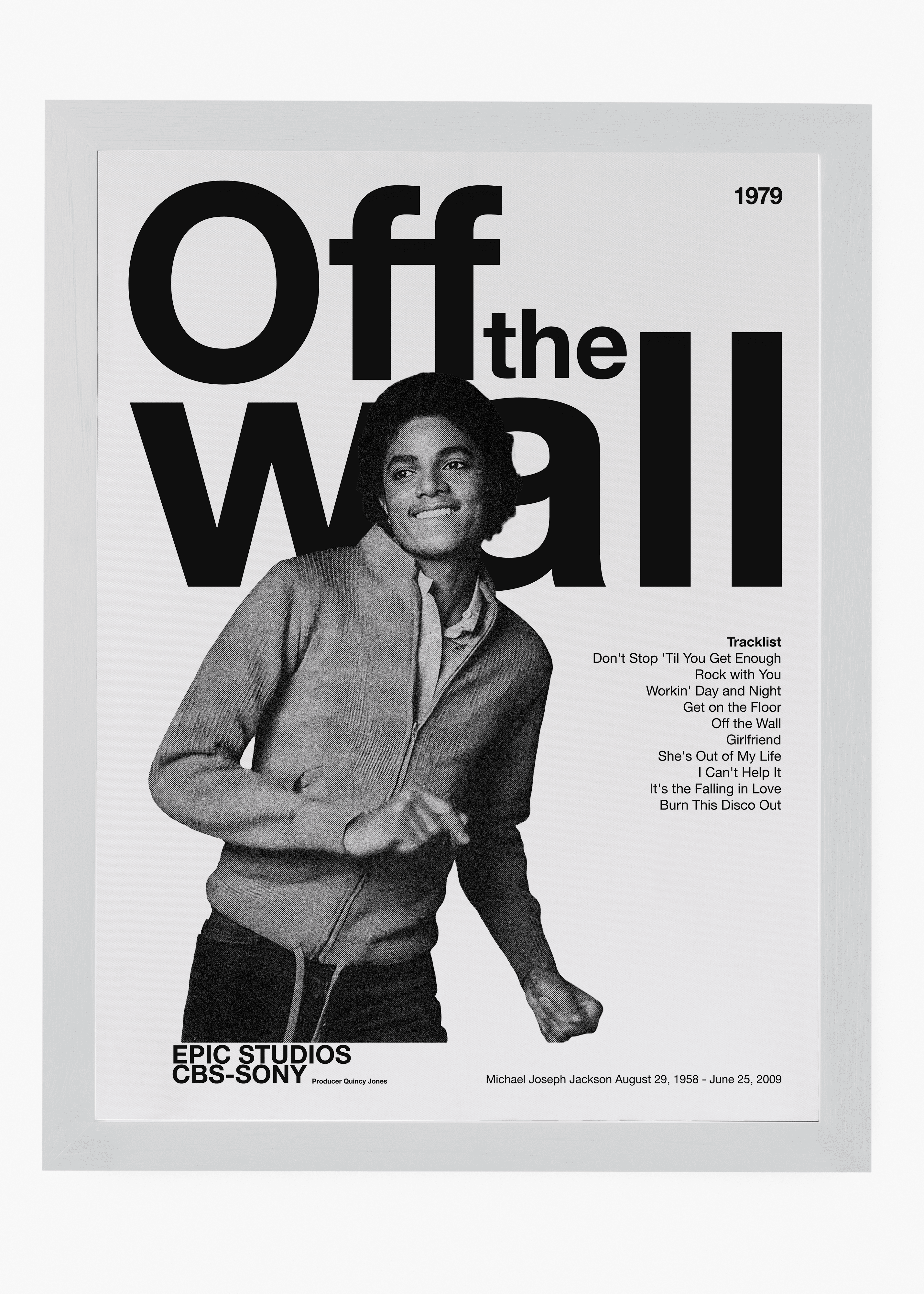 Quadro Michael Jackson Off The Wall