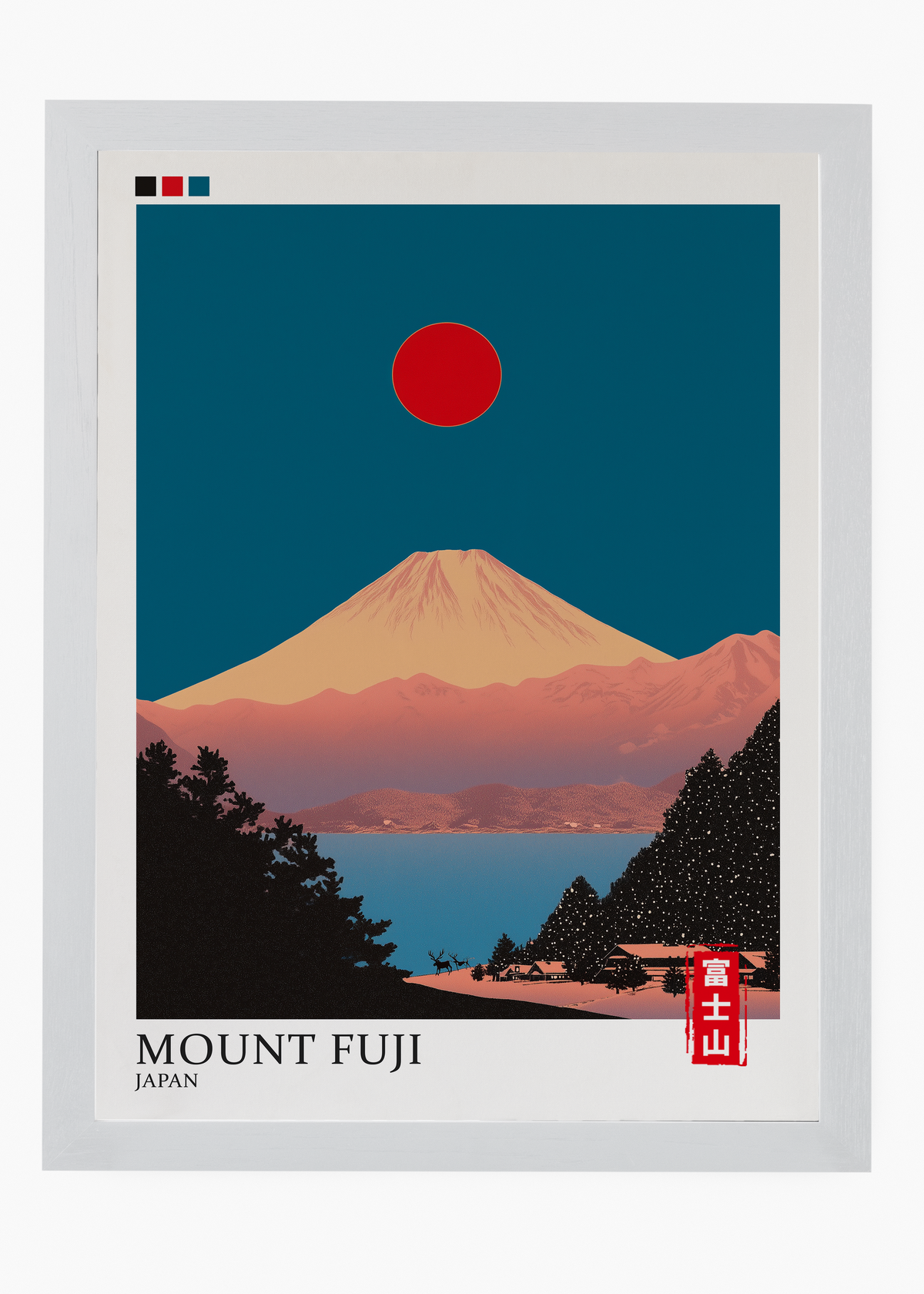 Quadro Japones Mount Fuji - 5
