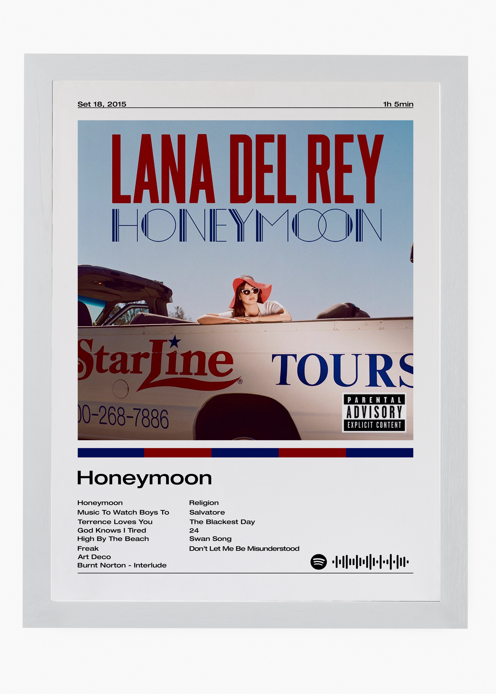 Quadro Lana Del Rey Honeymoon - 5