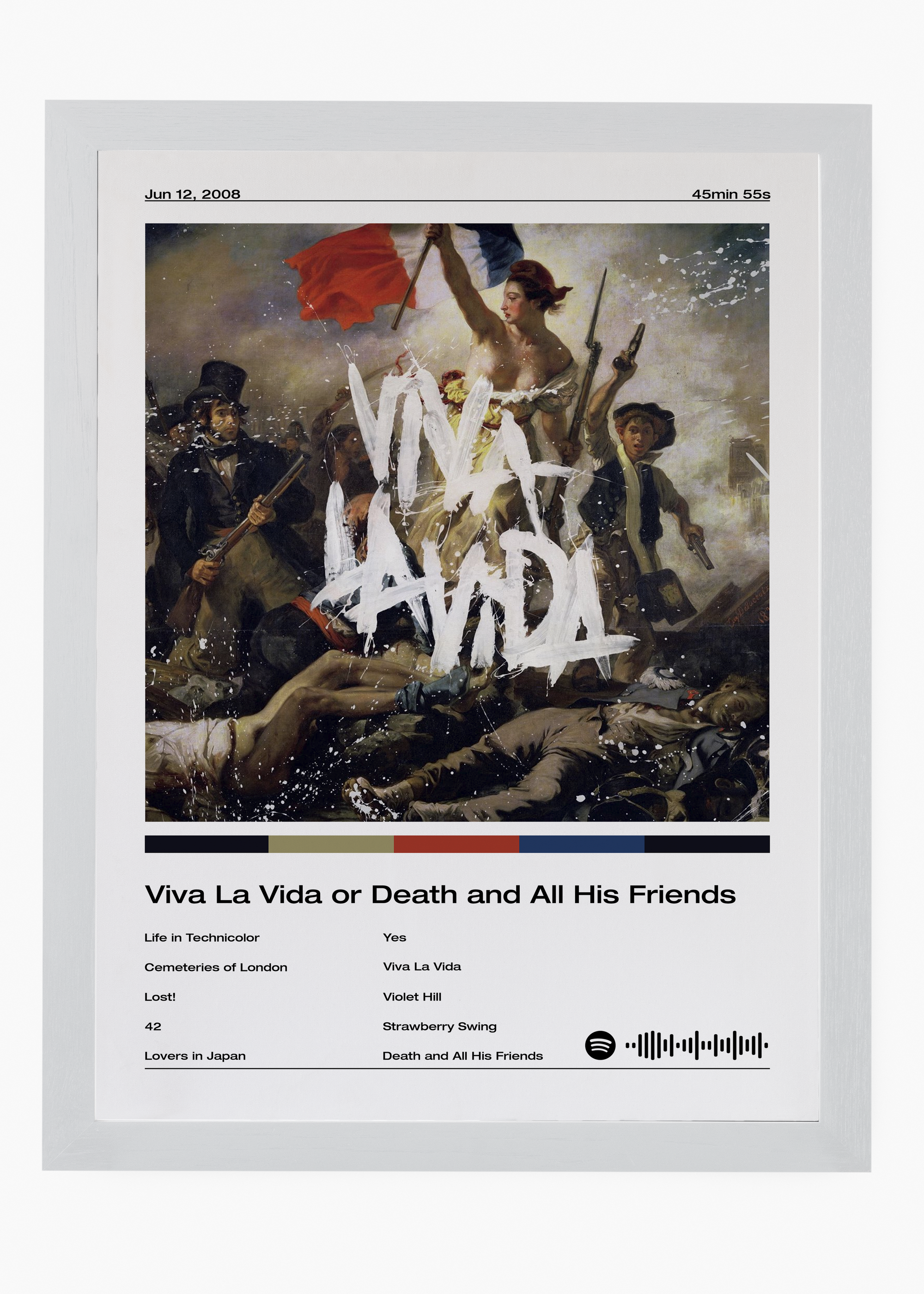 Quadro Coldplay Viva La Vida Or Death and All Hist Friends - 5