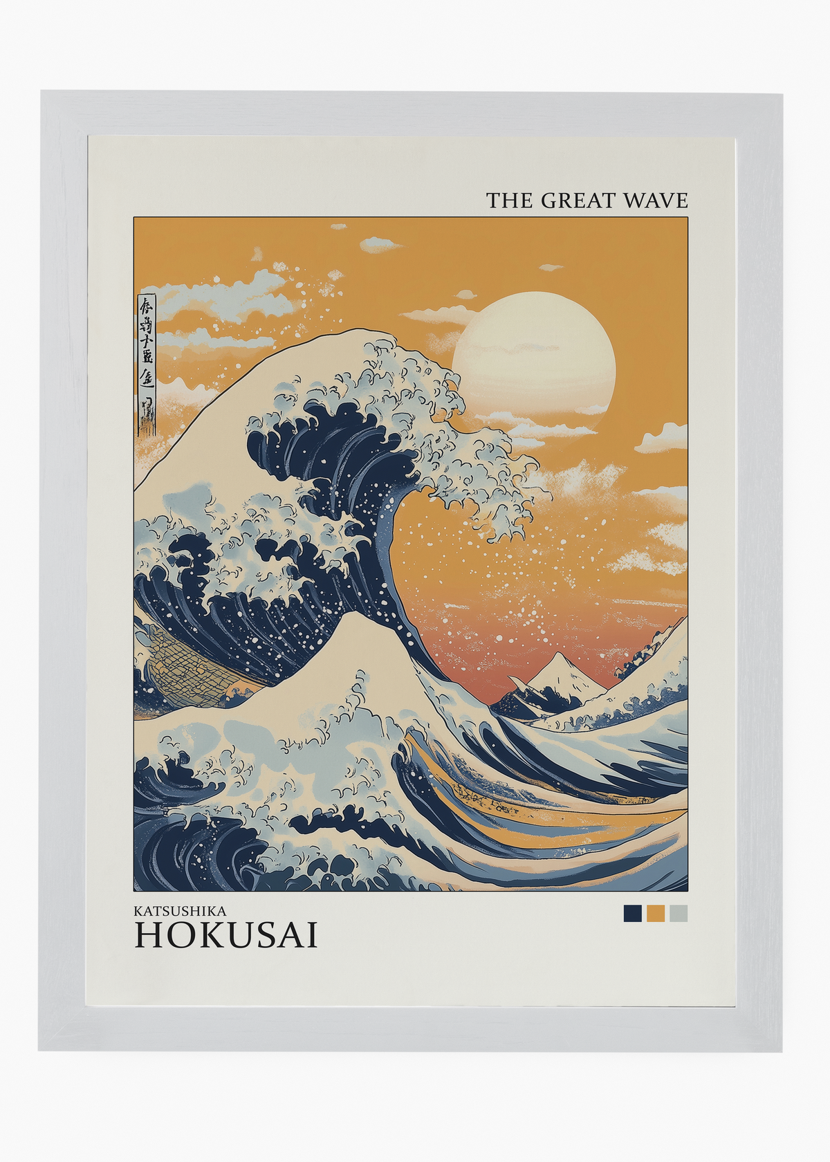 Quadro Japones Hokusai Wave - 5