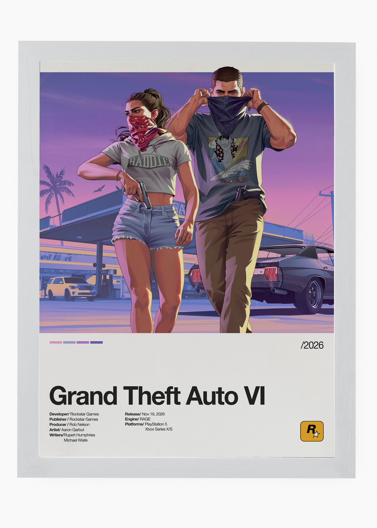 Quadro Grand Theft Auto VI : GTA 6 - 5