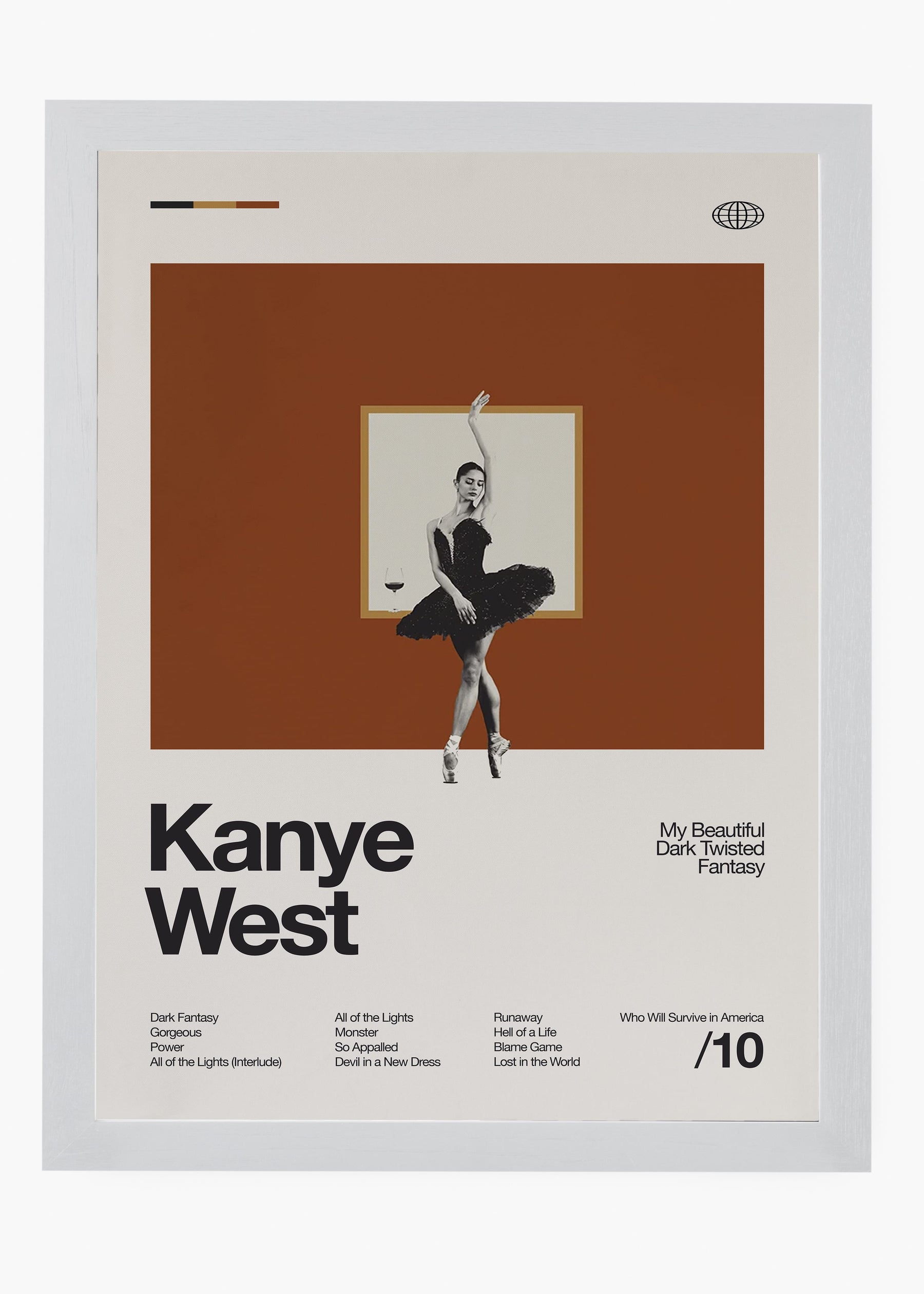 Quadro Kanye West My Beautiful Dark