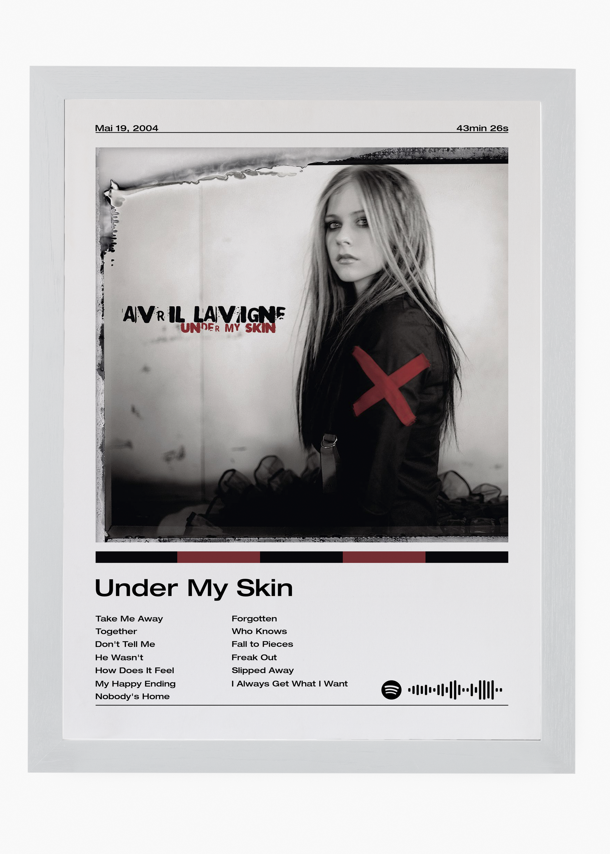 Quadro Avril Lavigne Under My Skin - 5