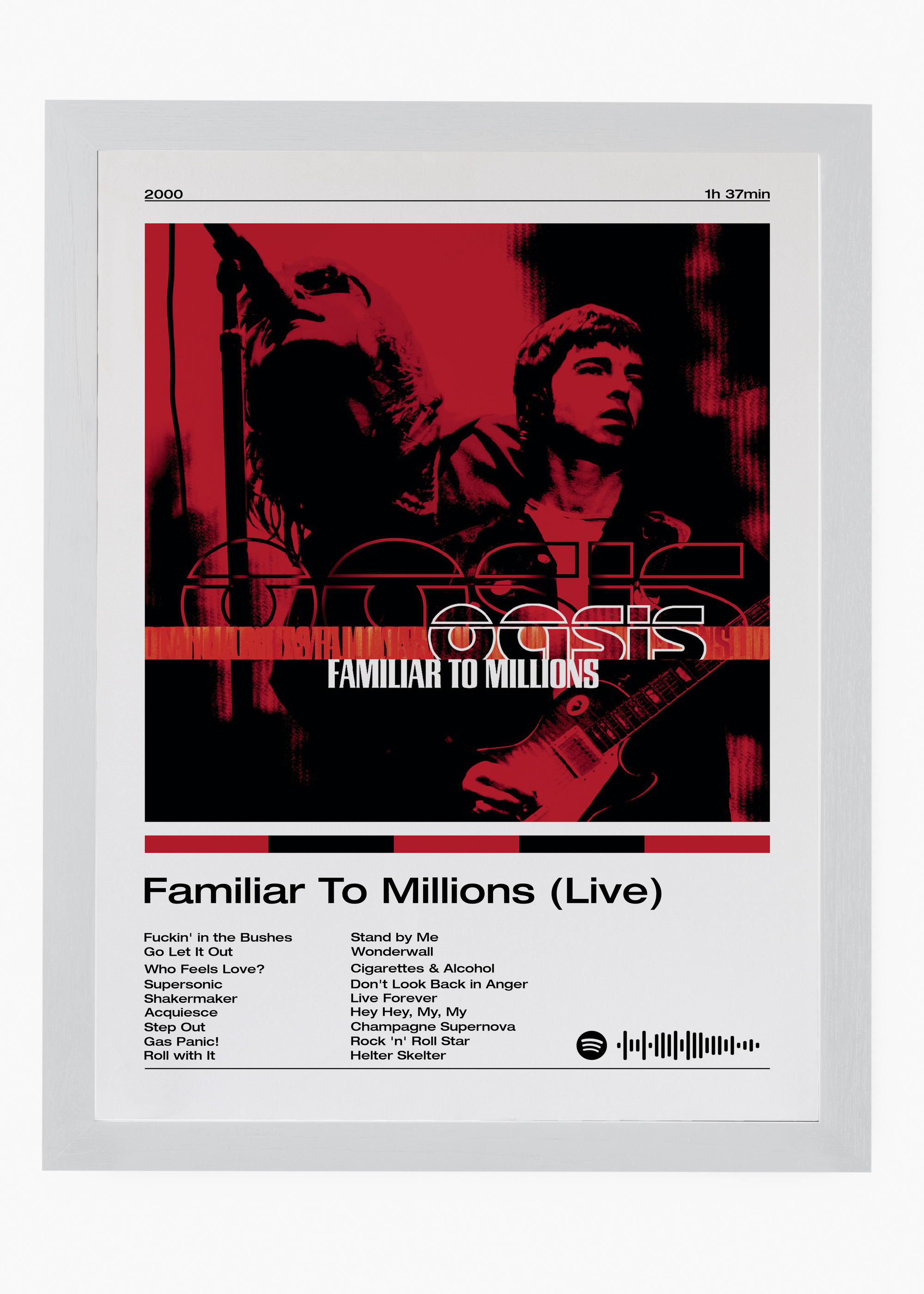 Quadro Oasis Familiar To Millions (Live) - 5