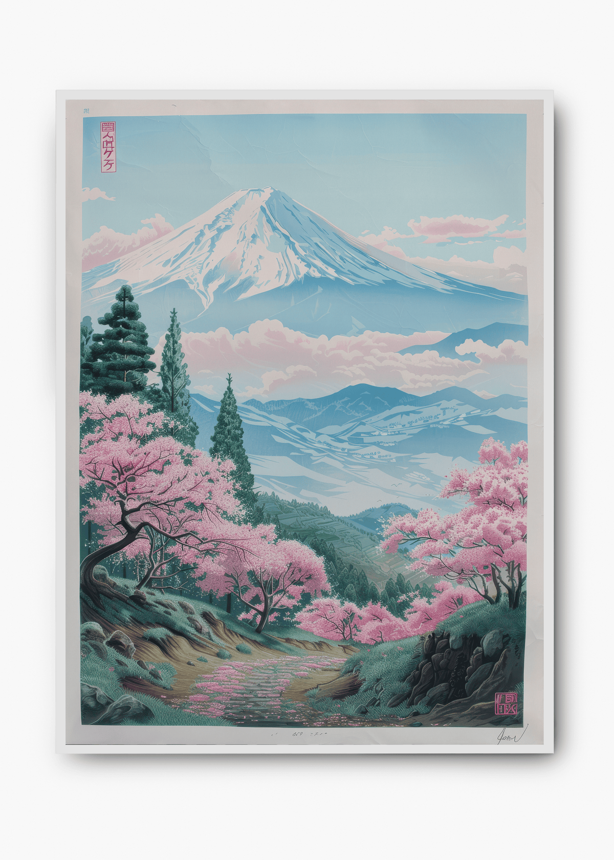 Quadro Japonês The Haru Road