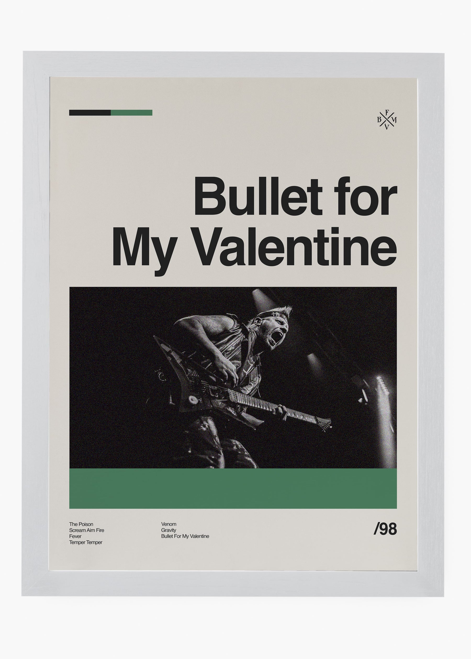 Quadro Bullet For My Valentine Banda