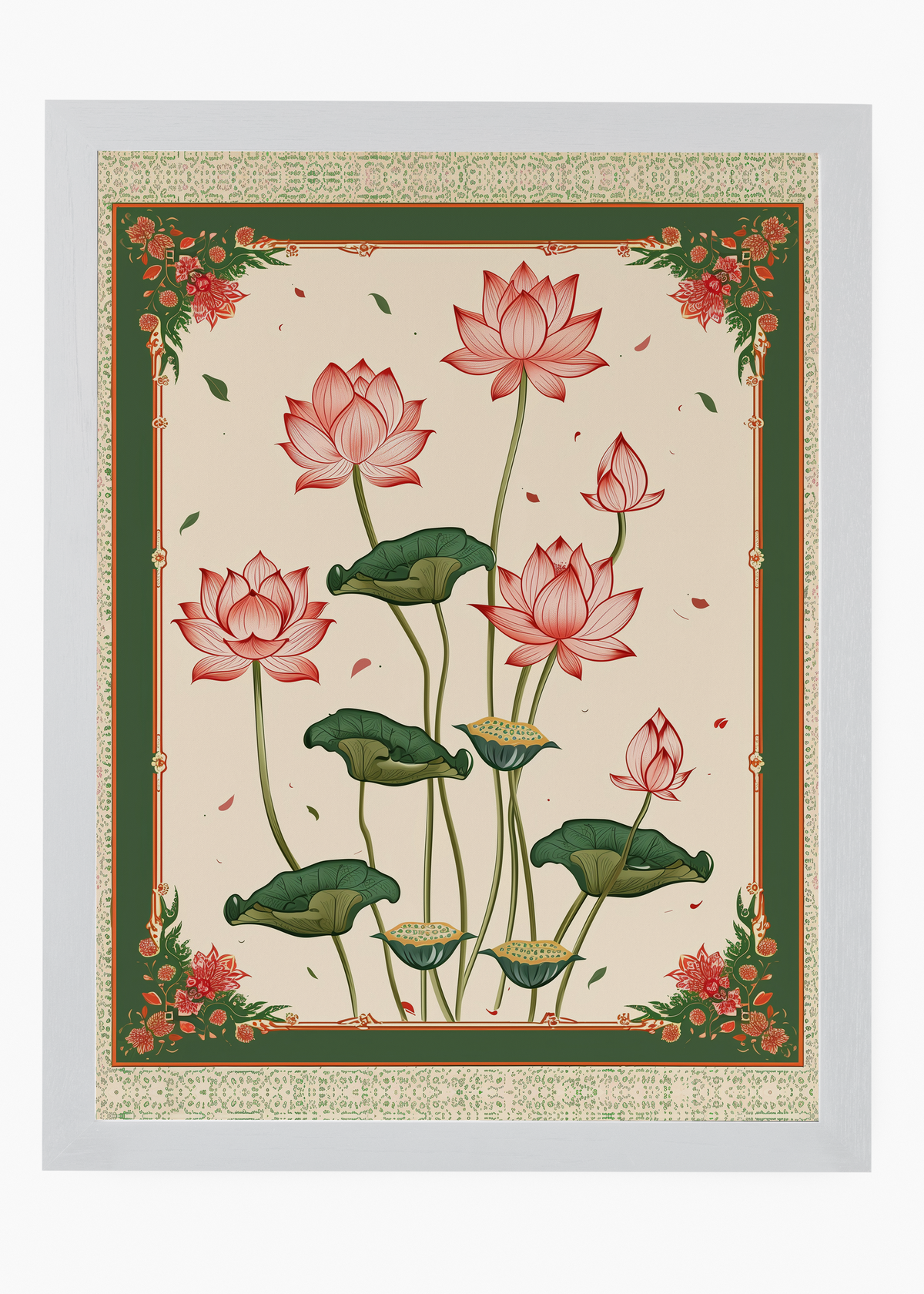 Quadro Japones Lotus - 5