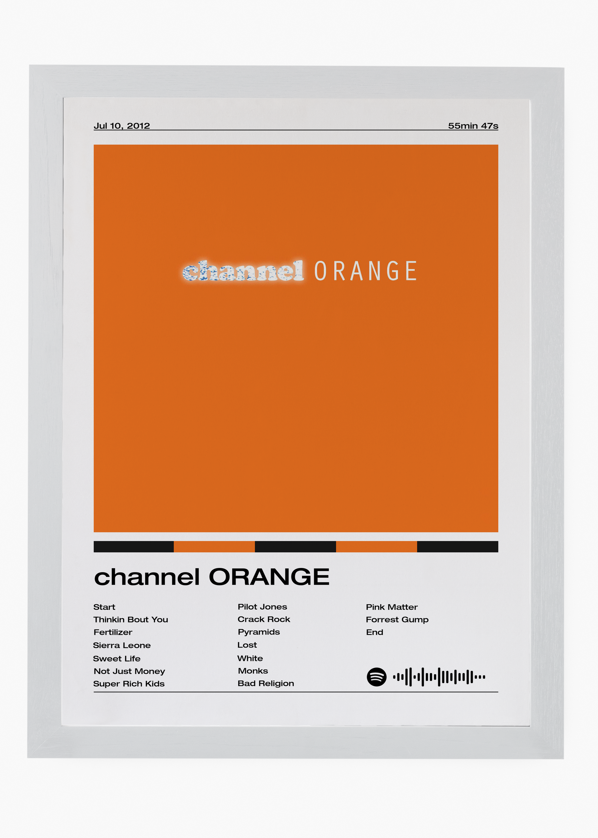 Quadro Frank Ocean Channel Orange - 5