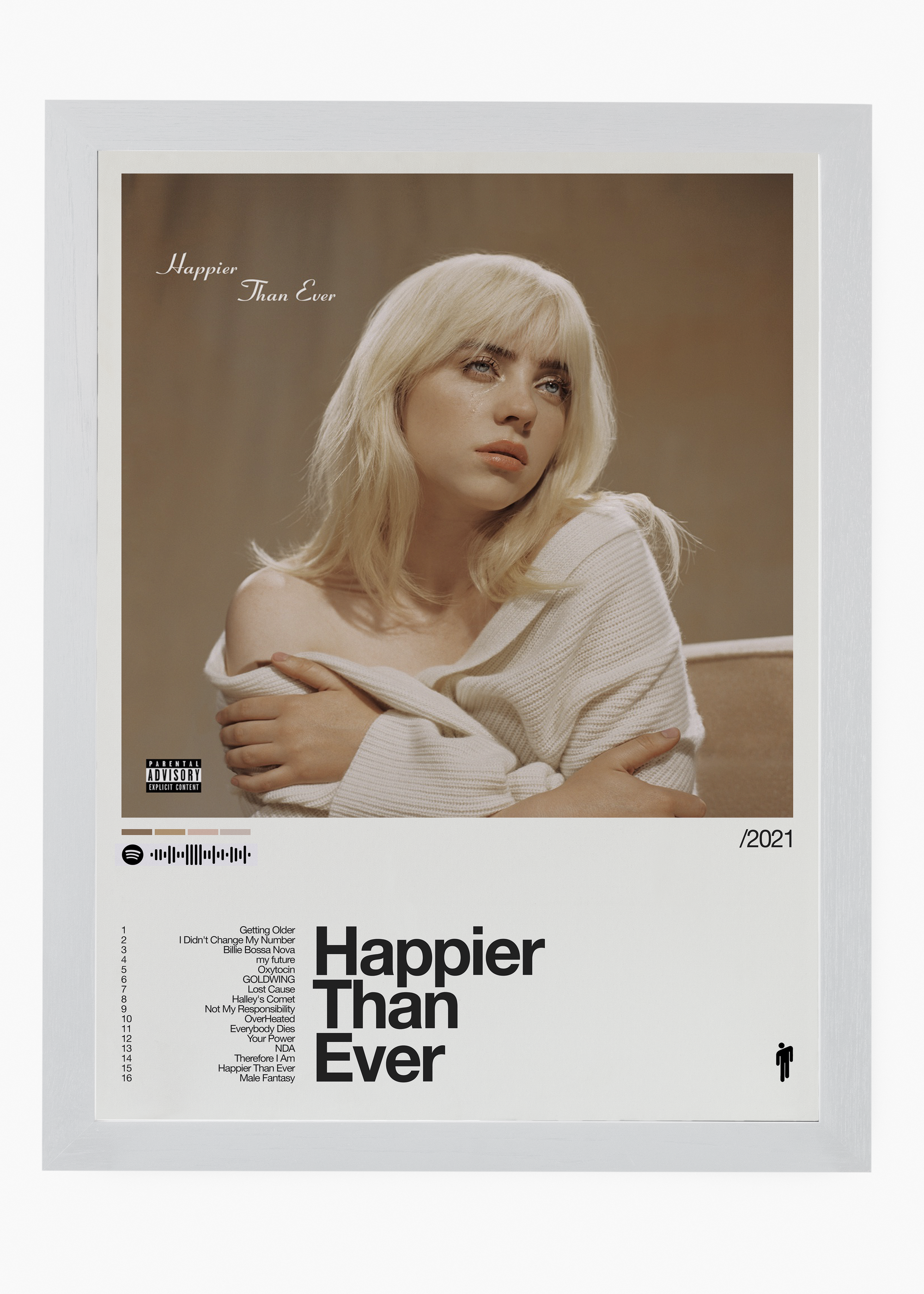 Quadro Billie Eilish Happier Than Ever II - 5