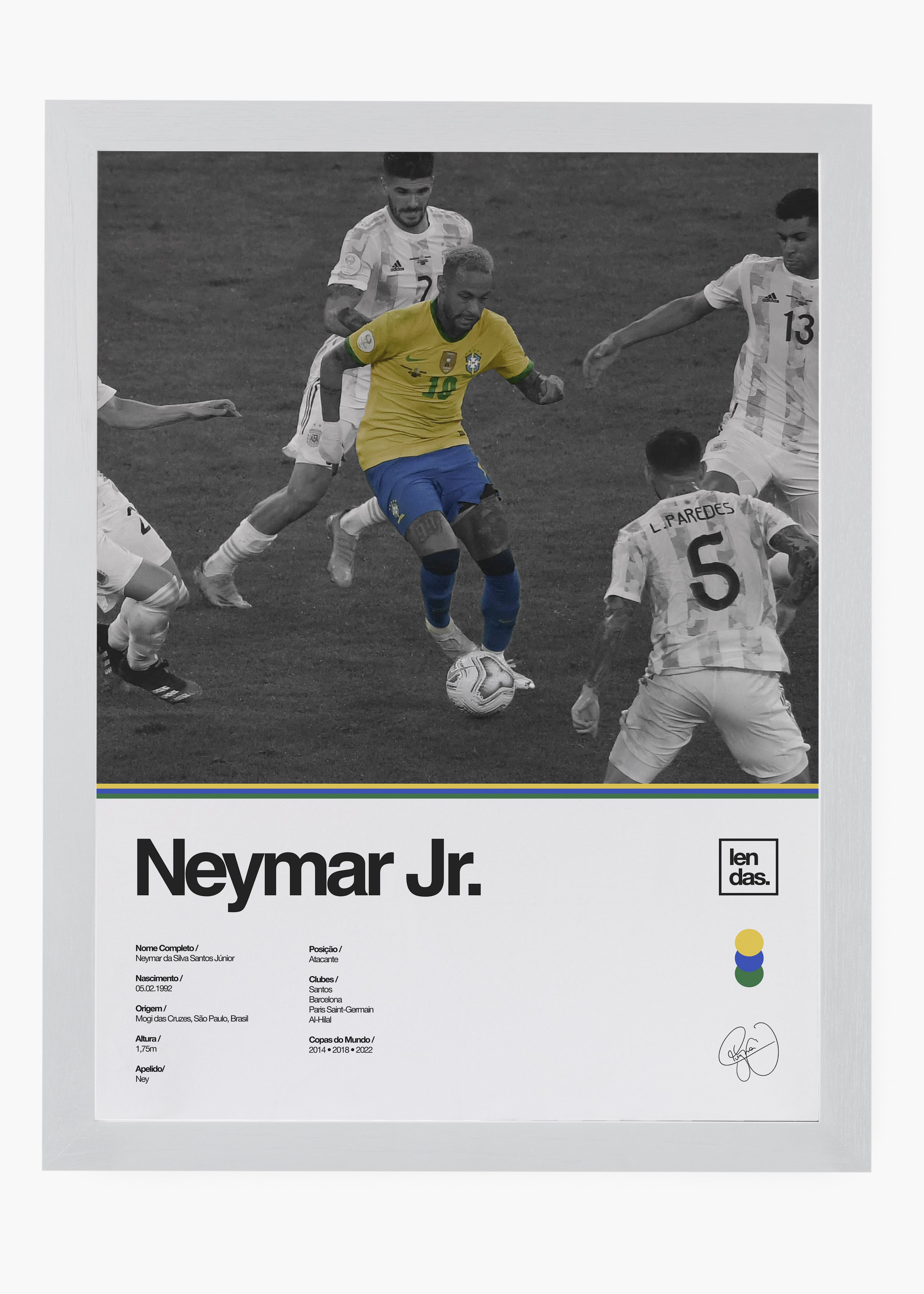 Quadro Neymar V5