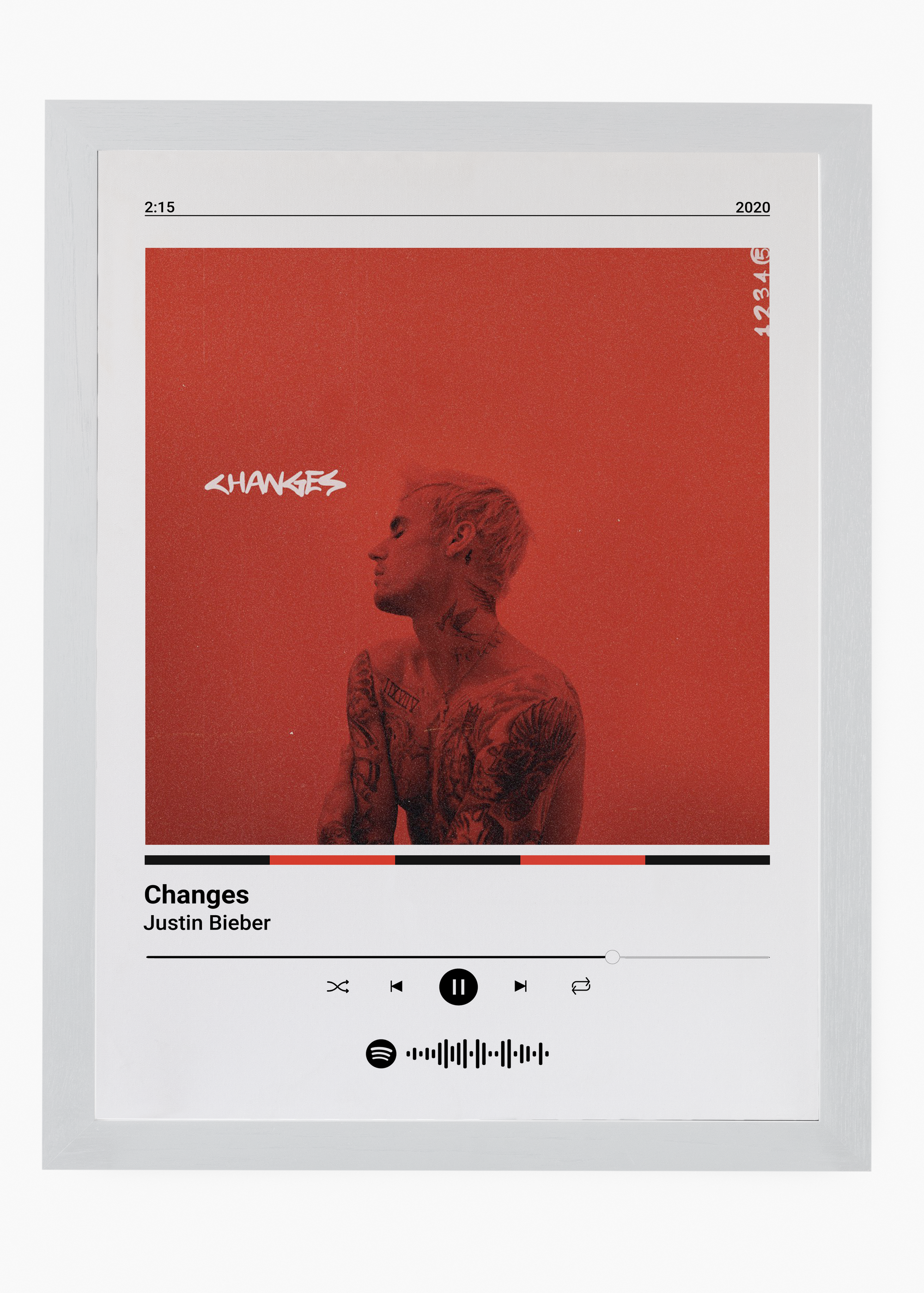 Quadro Justin Bieber Changes - 5