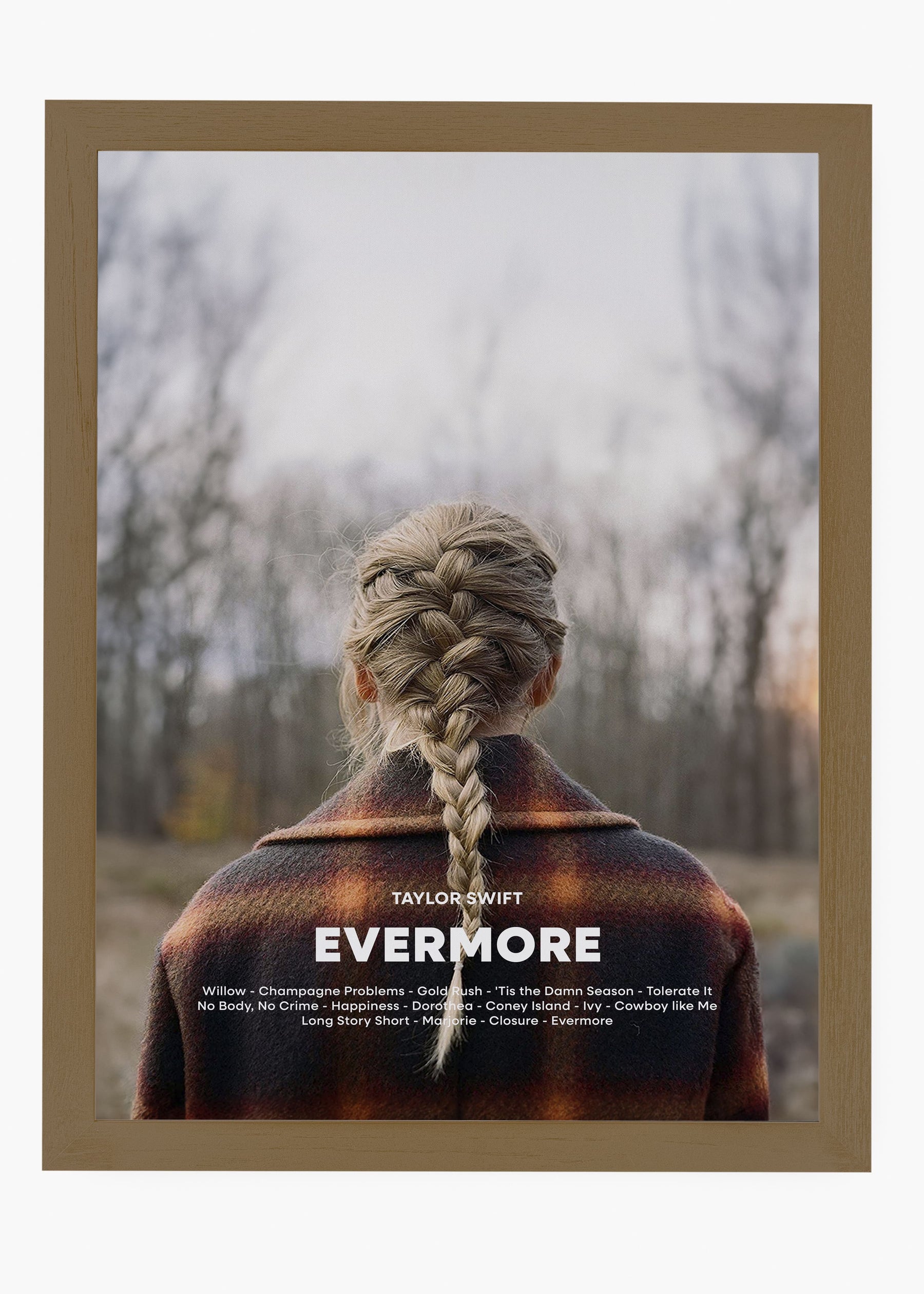 Quadro Taylor Swift Evermore Capa