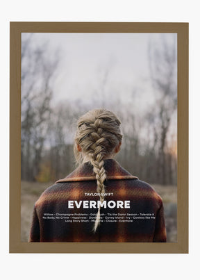 Quadro Taylor Swift Evermore Capa