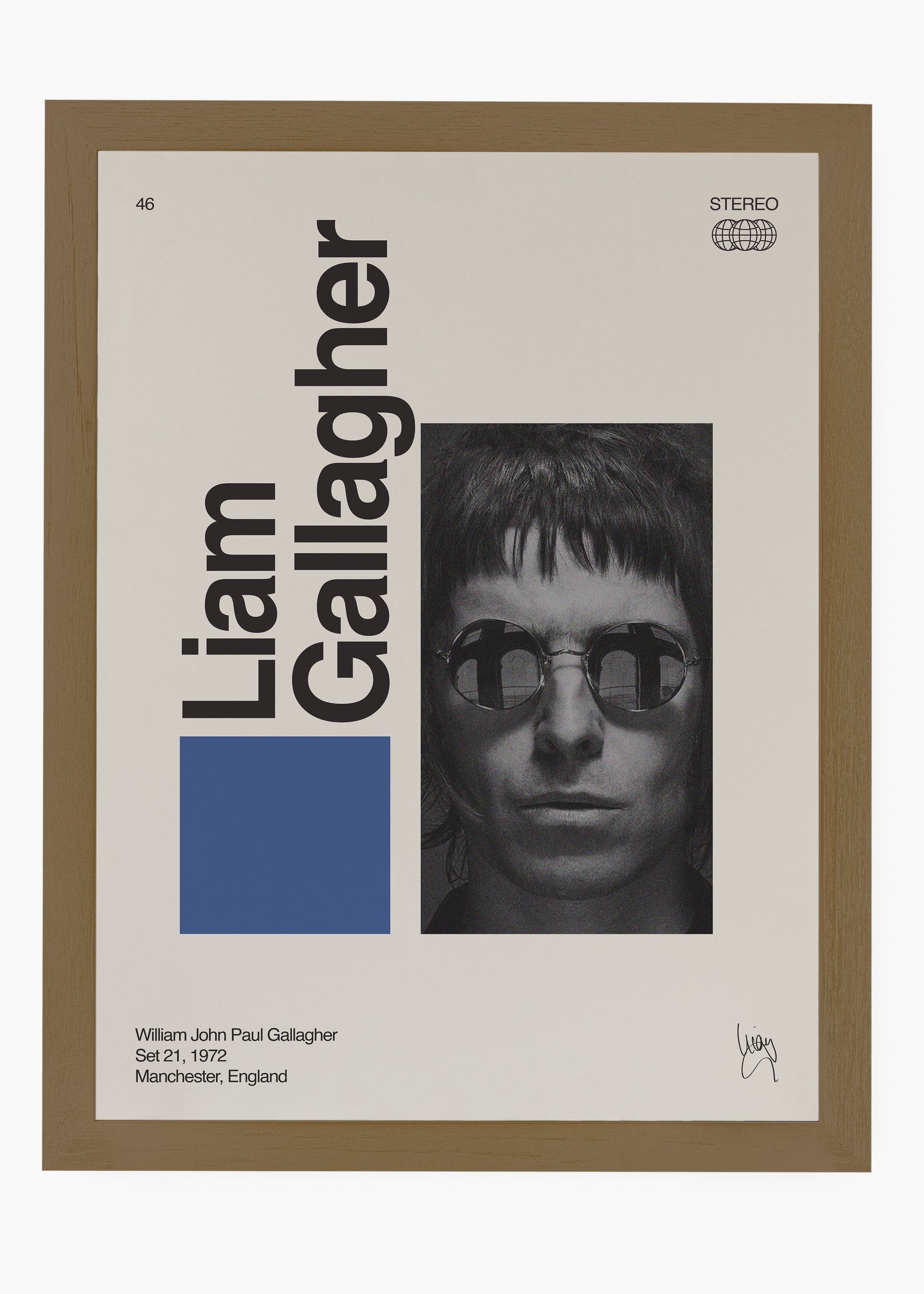 Quadro Signature Liam Gallagher