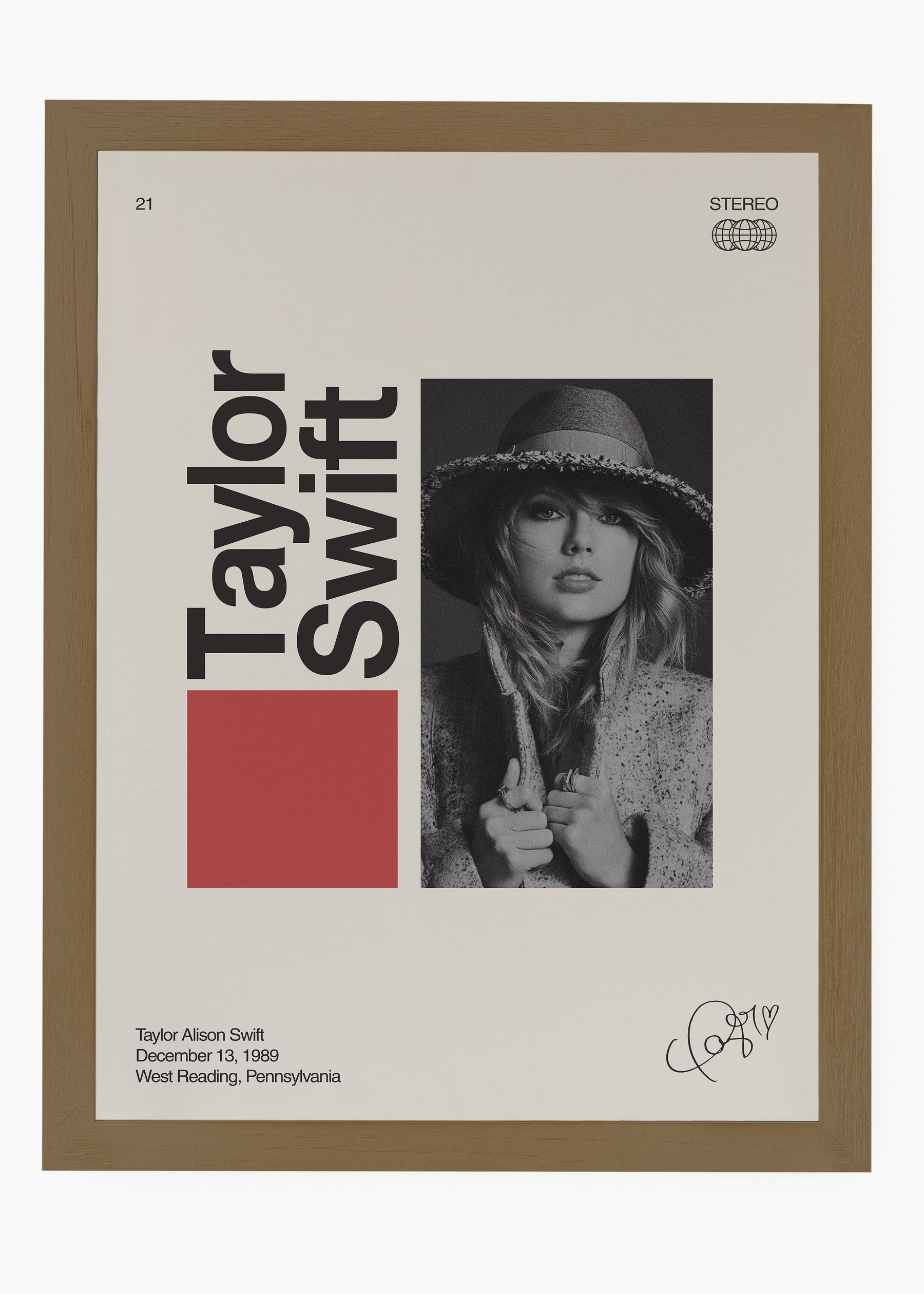 Quadro Signature Taylor Swift