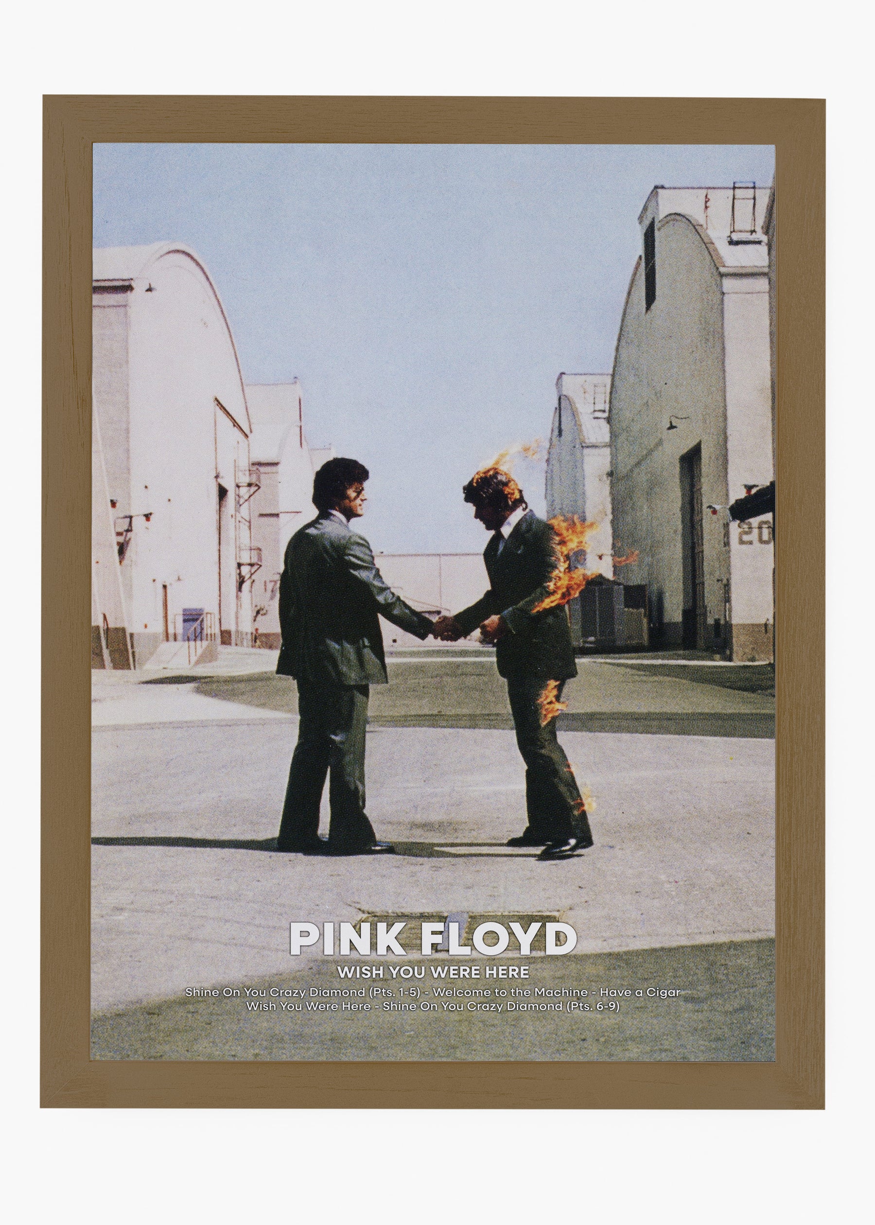 Quadro Pink Floyd Wish You Were Here Capa