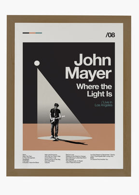 Quadro John Mayer Where the Light Is