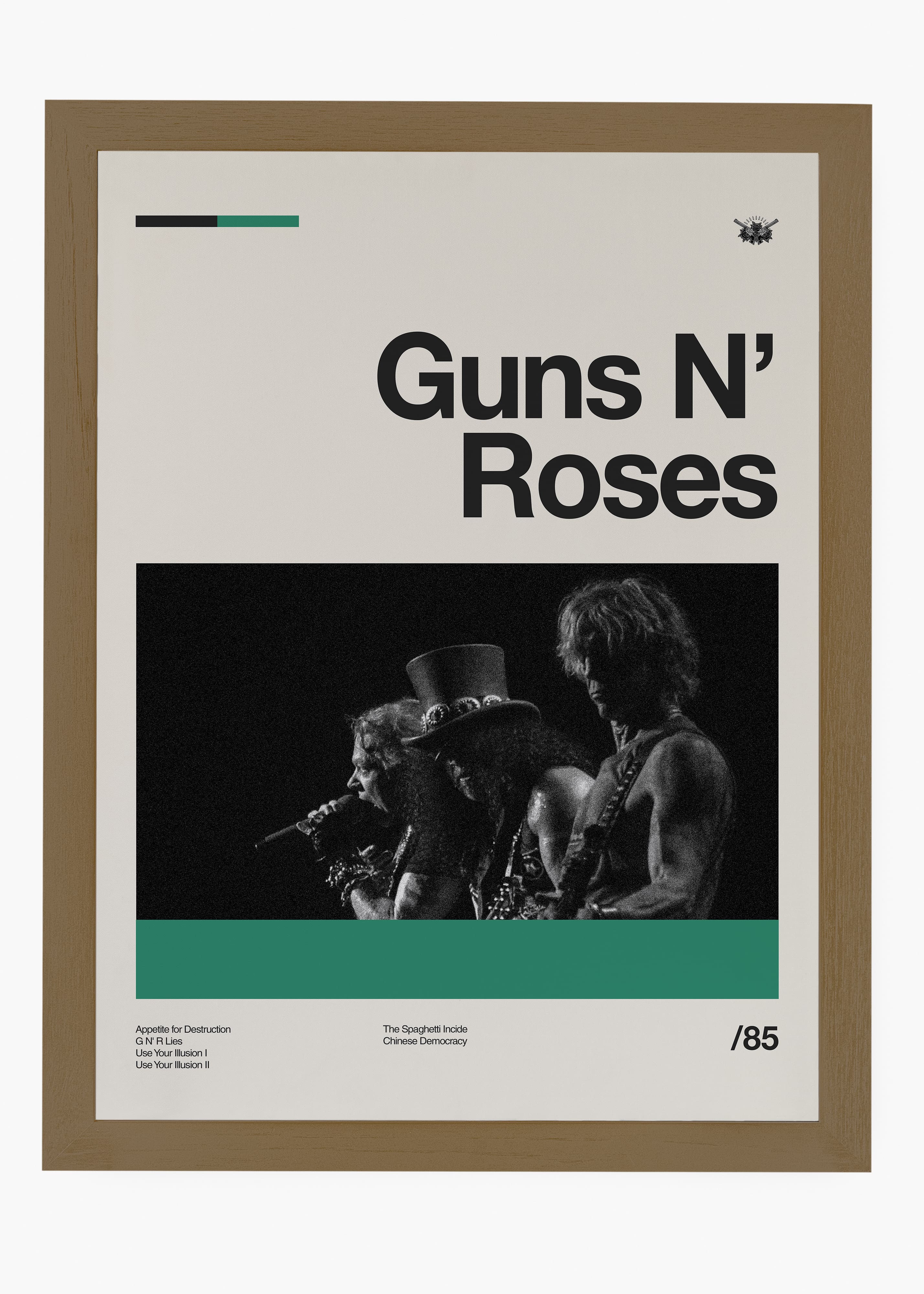 Quadro Guns n' Roses Banda