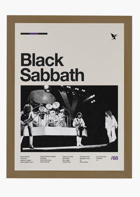Quadro Black Label Sabbath Banda