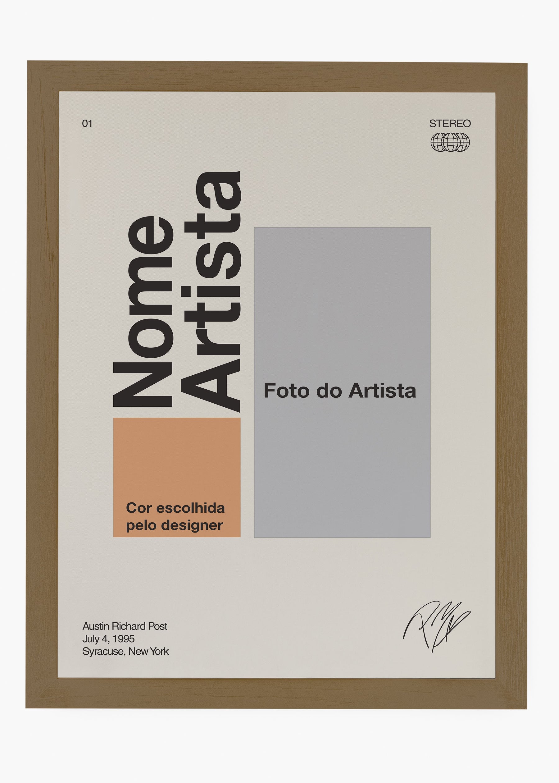 Quadro Personalizável - Signature