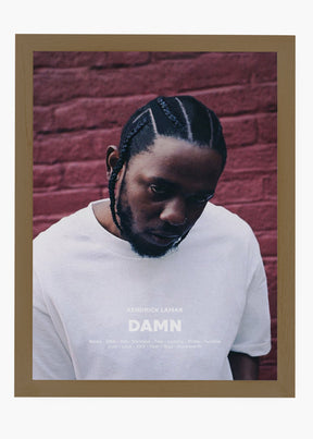 Quadro Kendrick Lamar Damn Capa