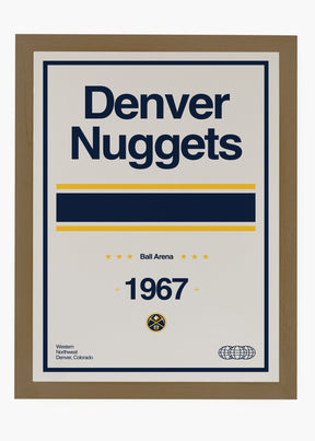 Quadro NBA Denver Nuggets