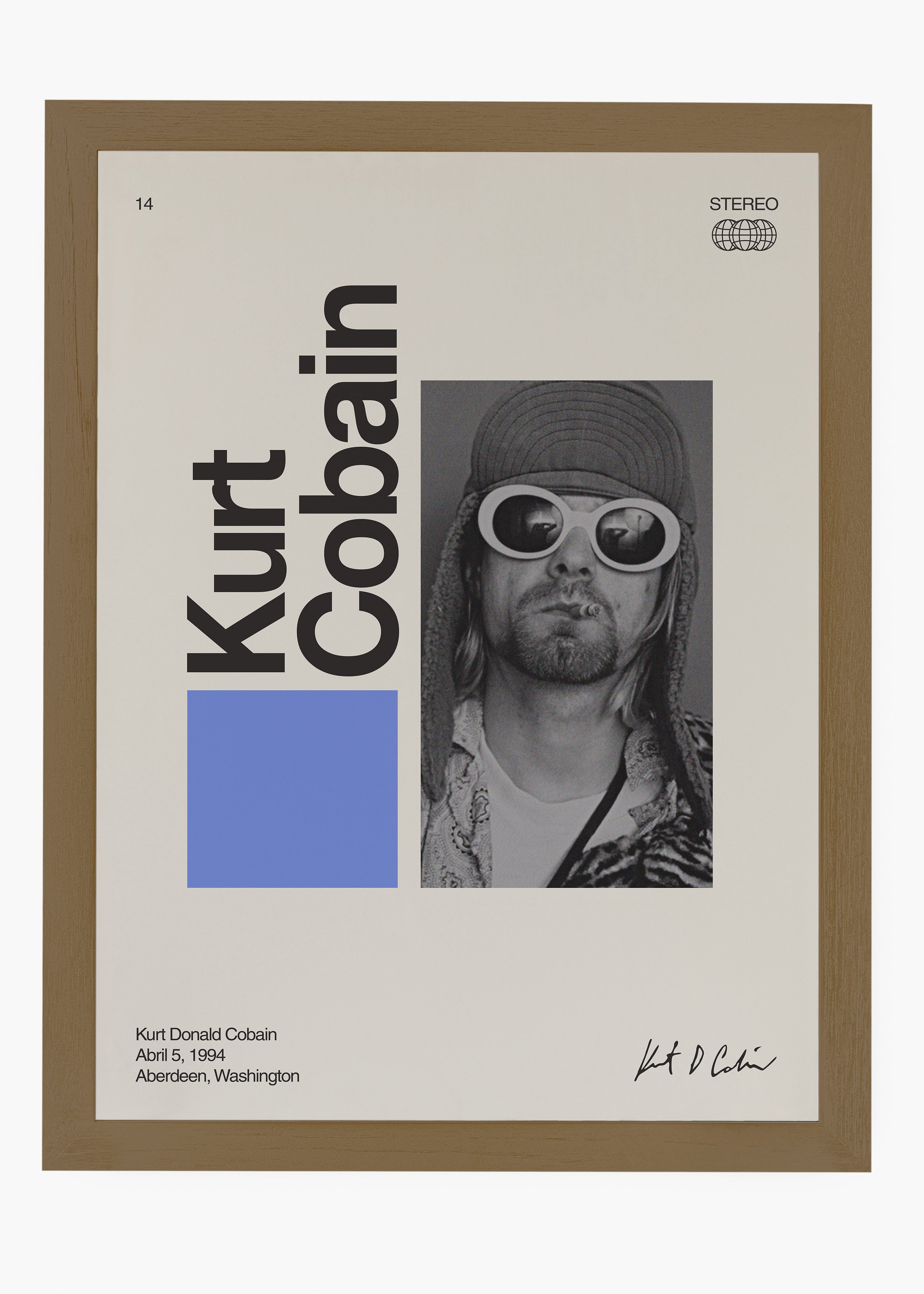 Quadro Signature Kurt Cobain