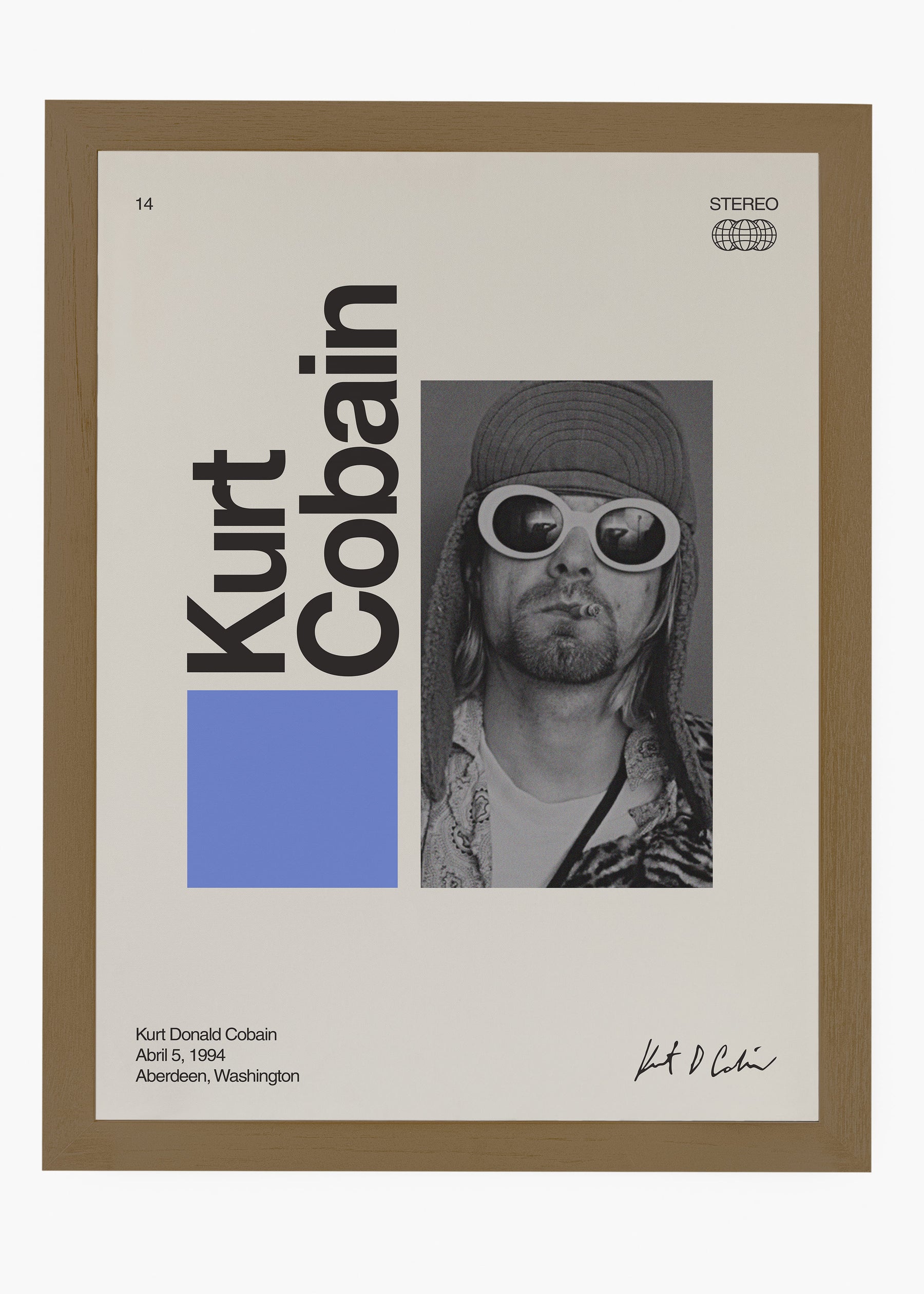 Quadro Signature Kurt Cobain