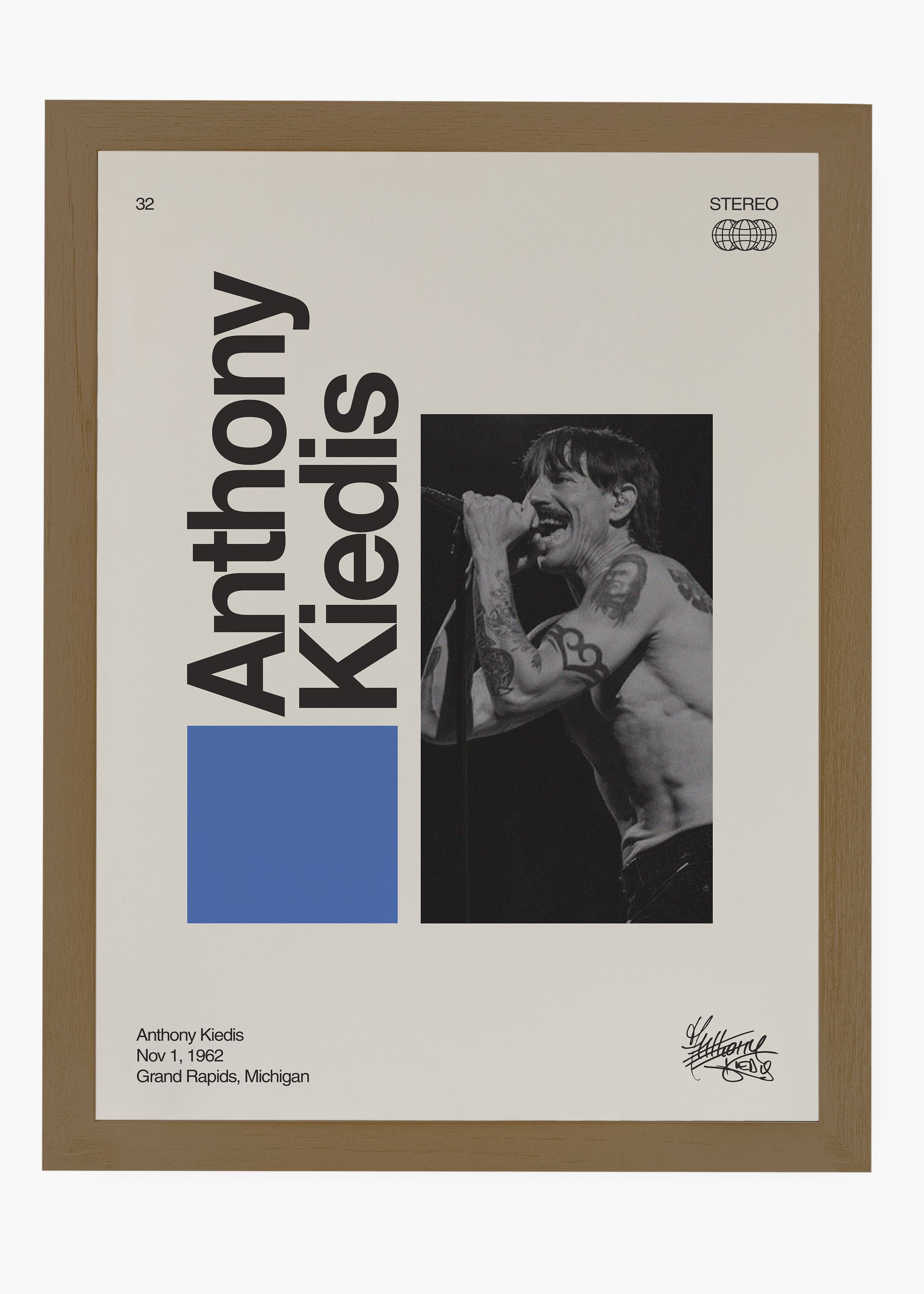 Quadro Signature Anthony Kiedis