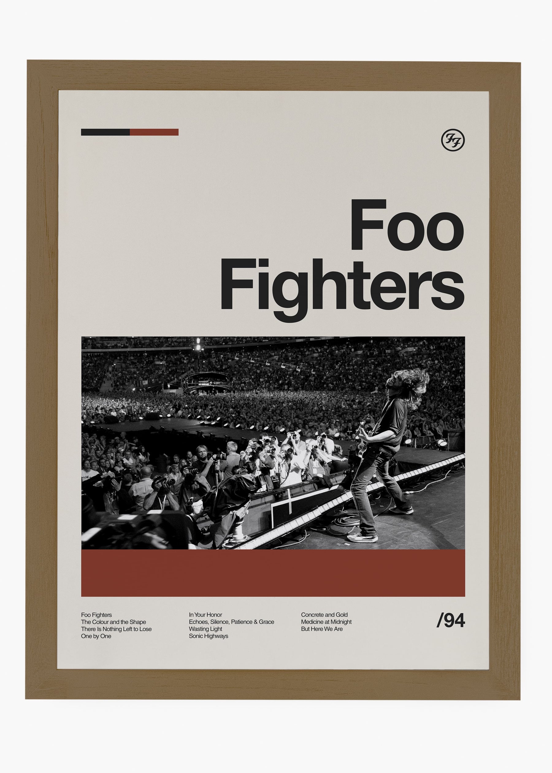 Quadro Foo Fighters Banda