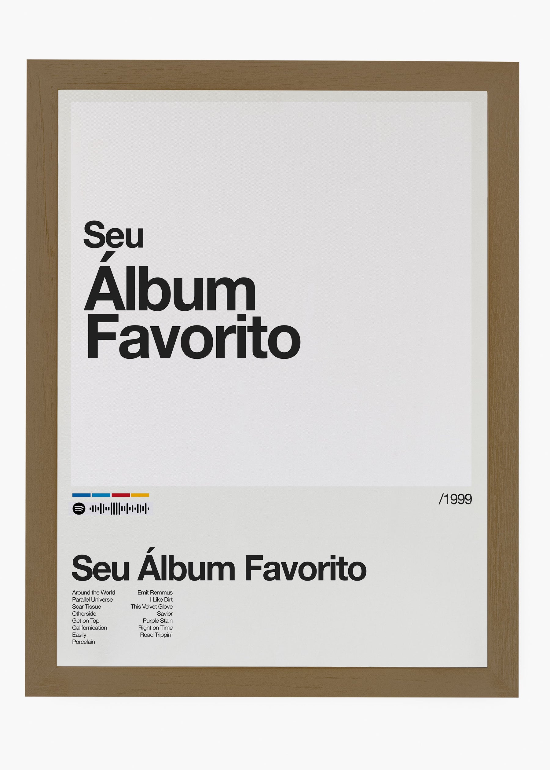 Quadro Spotify Personalizável - Álbum
