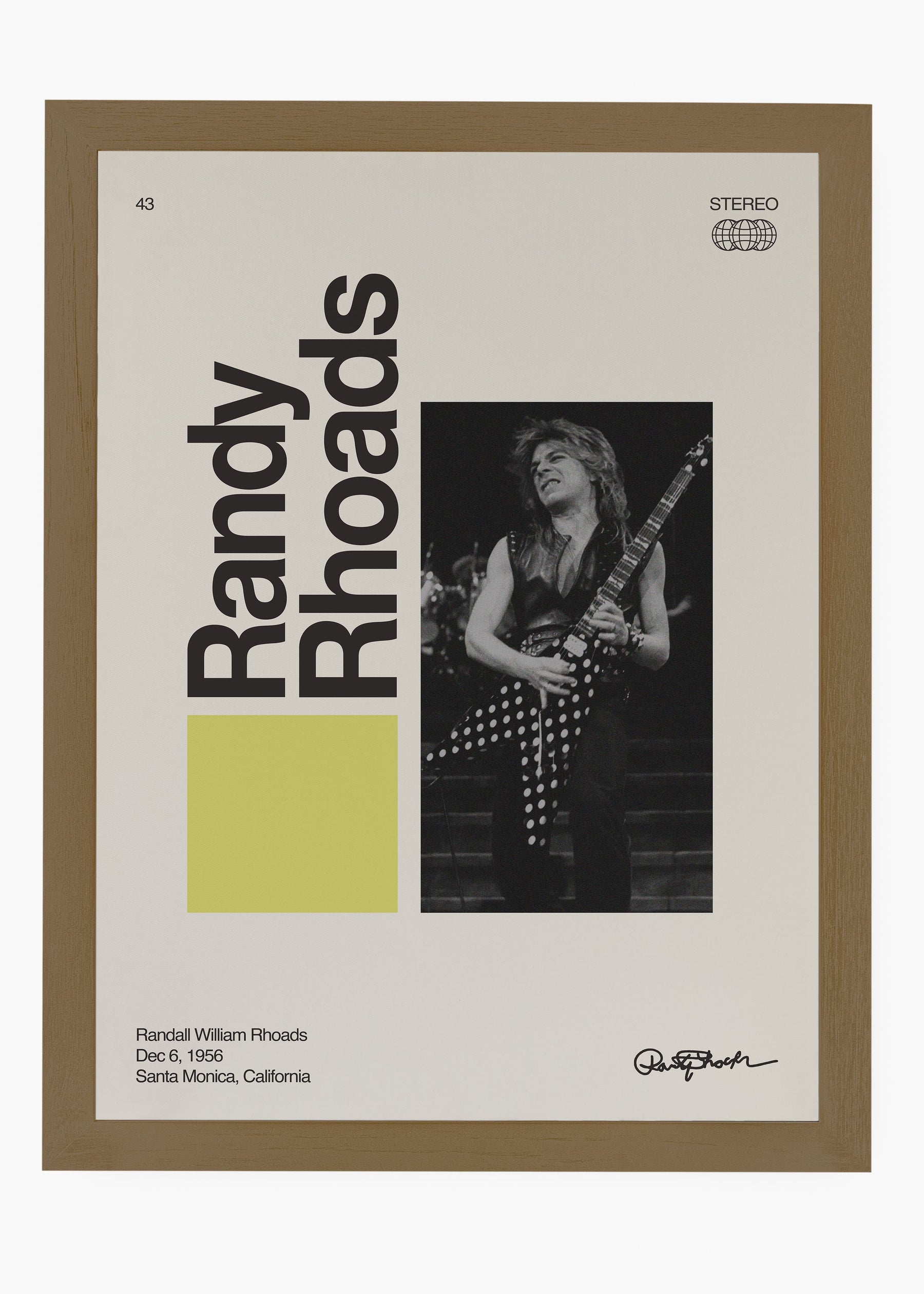 Quadro Signature Randy Rhoads
