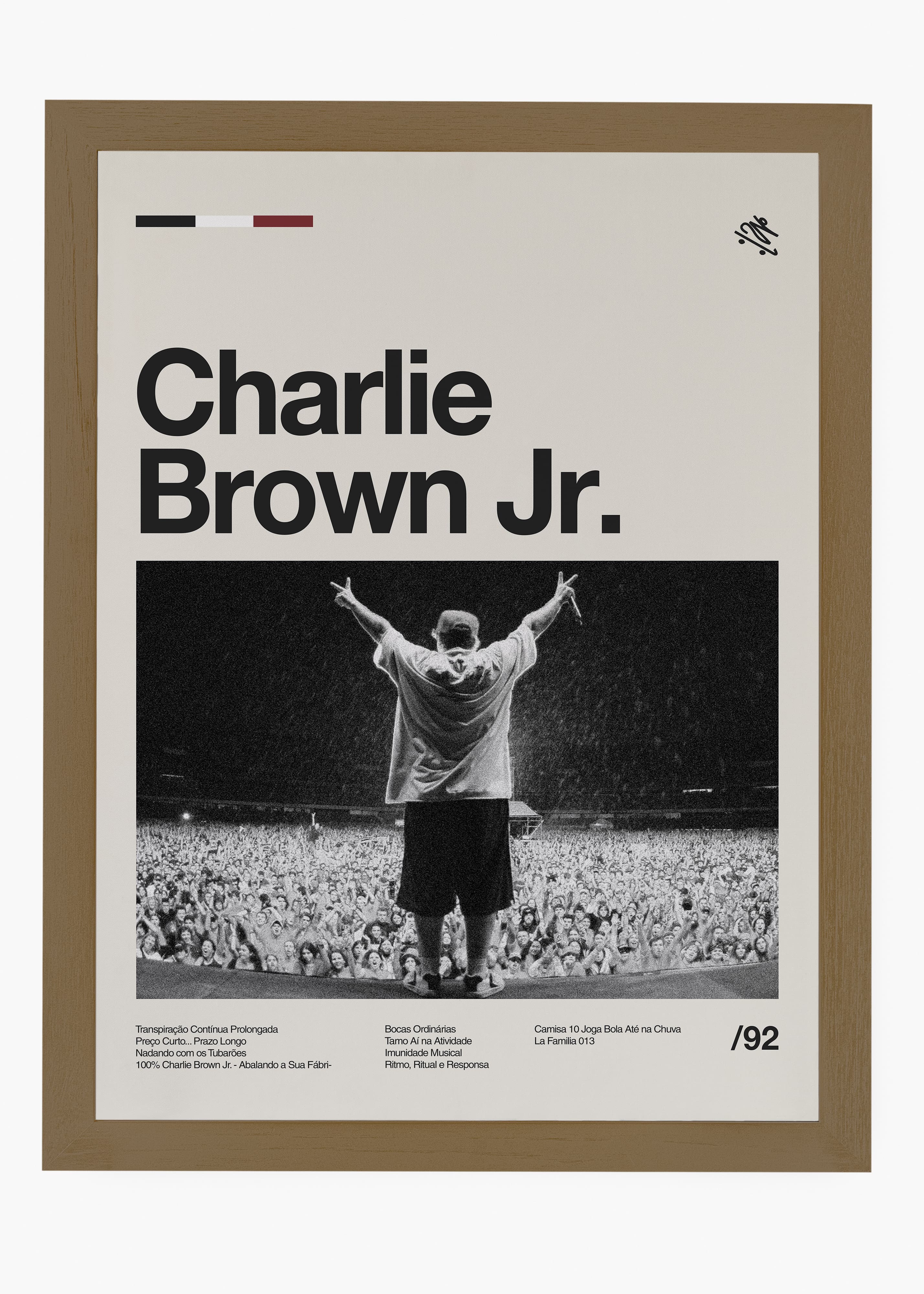Quadro Charlie Brown Jr Banda