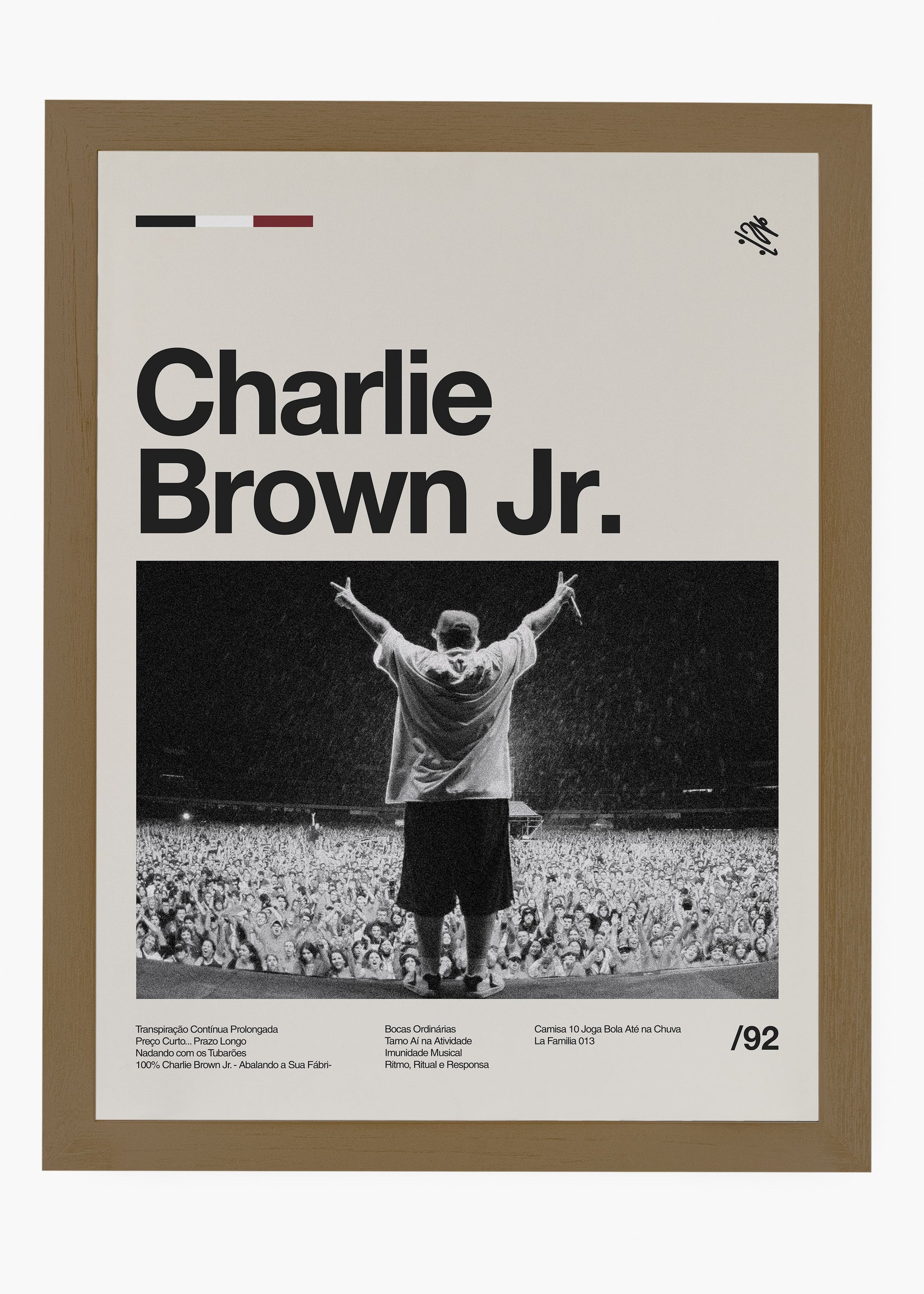 Quadro Charlie Brown Jr Banda