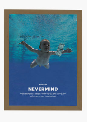 Quadro Nirvana Nevermind Capa