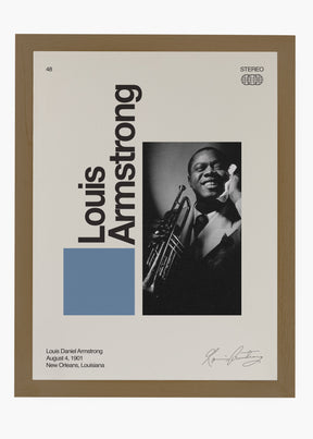 Quadro Signature Louis Armstrong