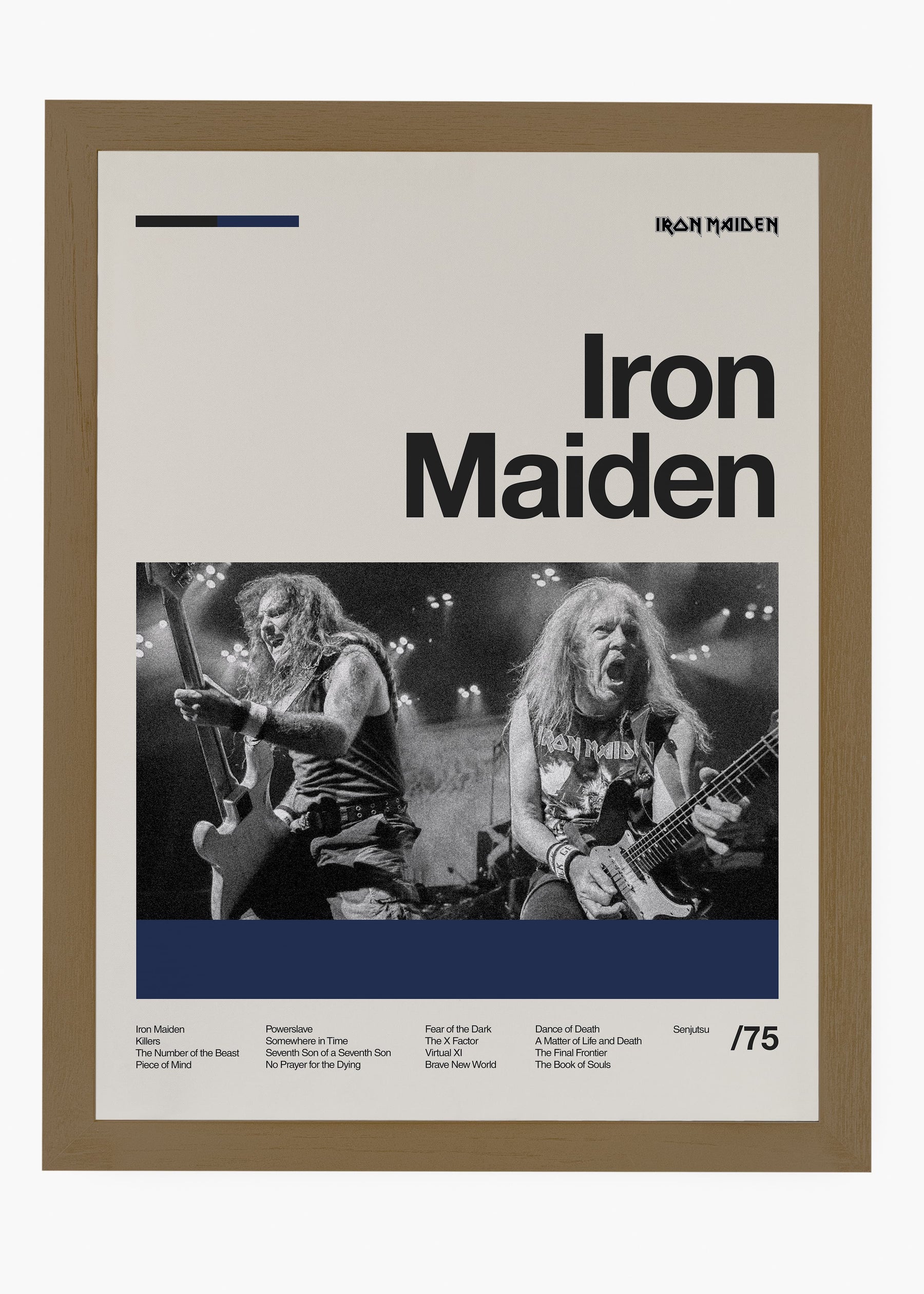 Quadro Iron Maiden Banda