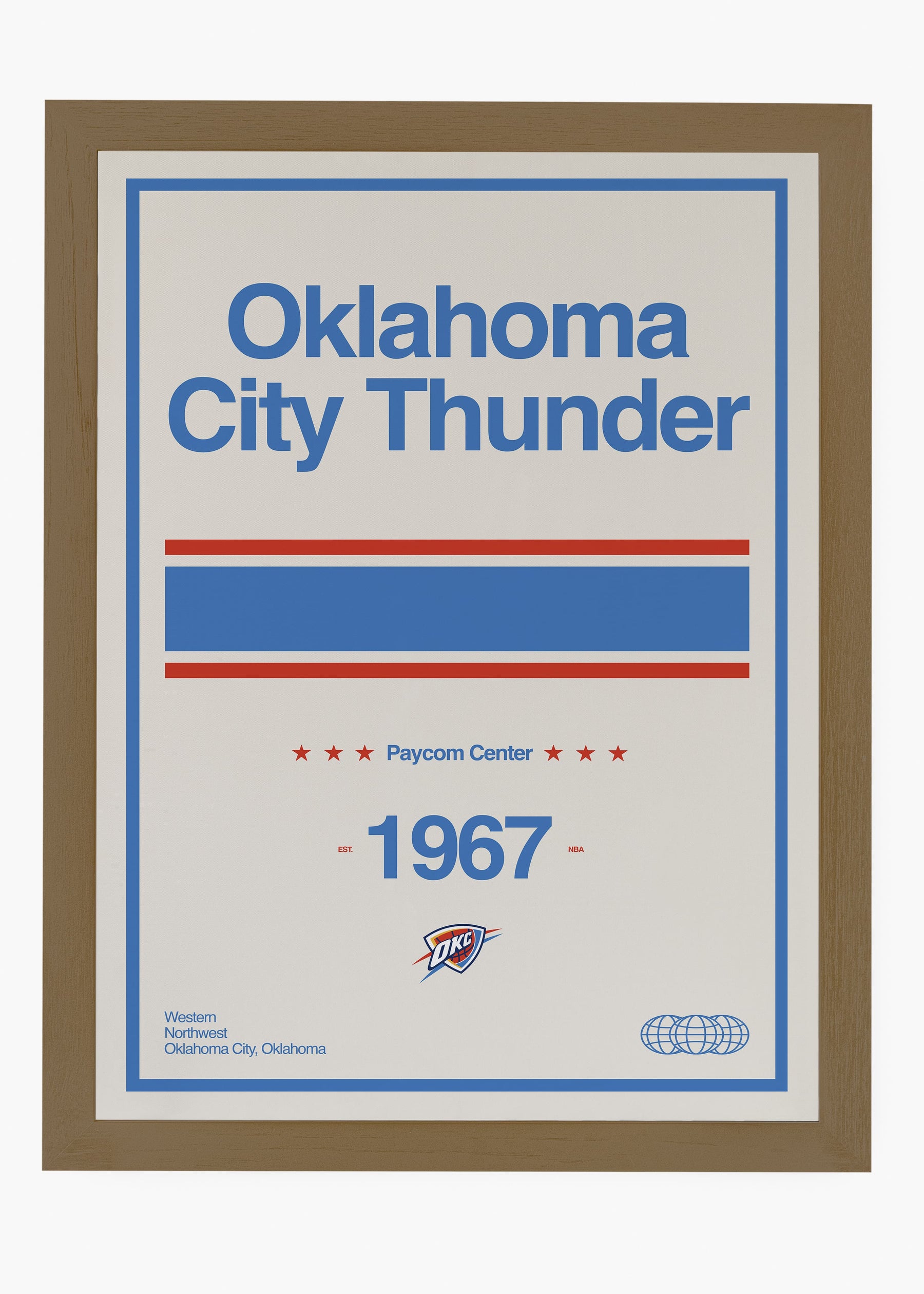 Quadro NBA Oklahoma City Thunder