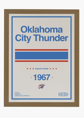 Quadro NBA Oklahoma City Thunder