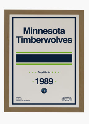 Quadro NBA Minnestoa Timberwolves