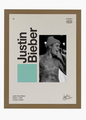 Quadro Signature Justin Bieber