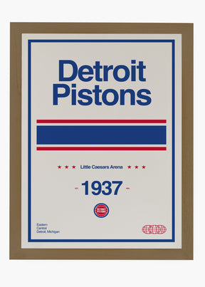 Quadro NBA Detroit Pistons